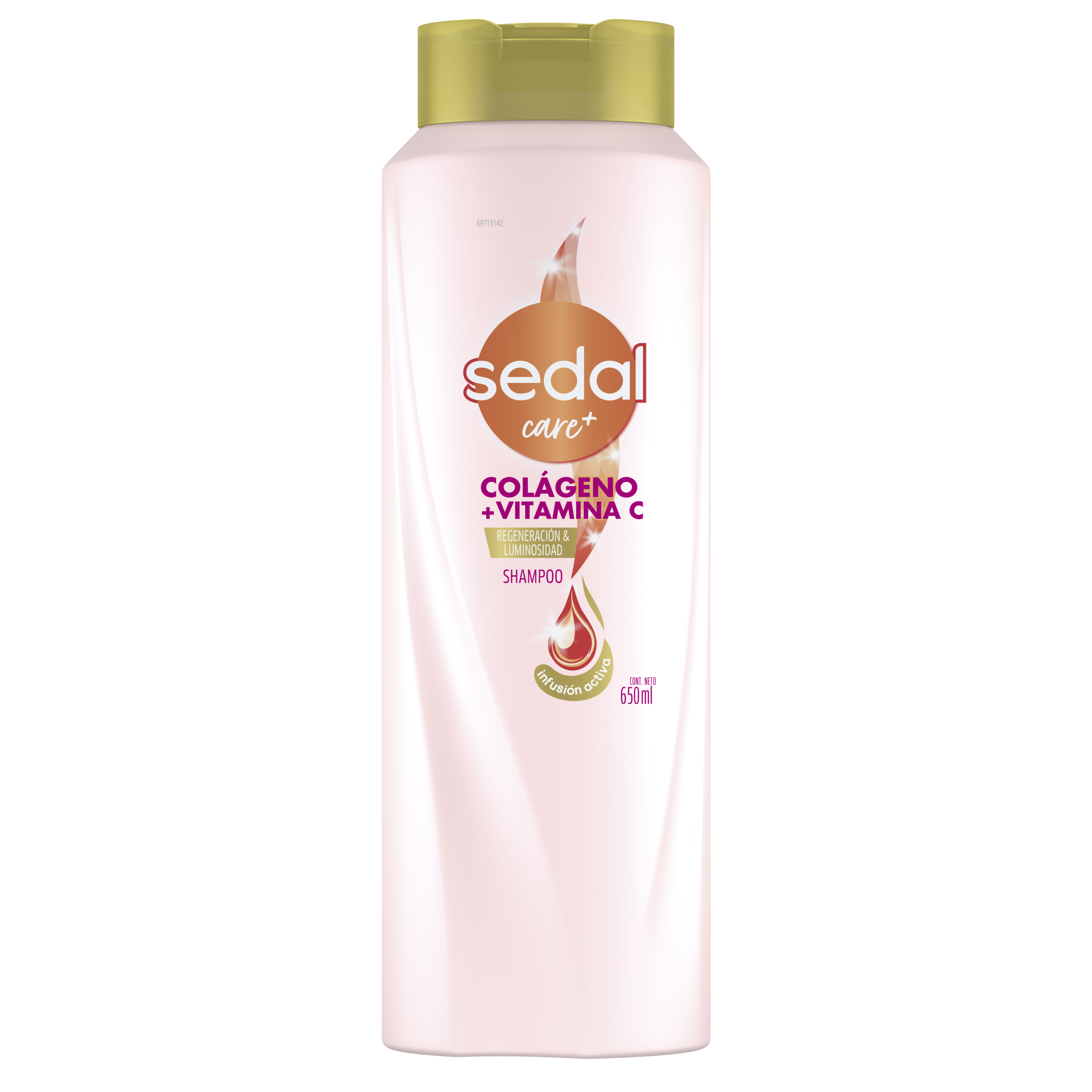 Imagen de envase Sedal Colágeno + Vitamina C Infusión Activa Shampoo 650ml