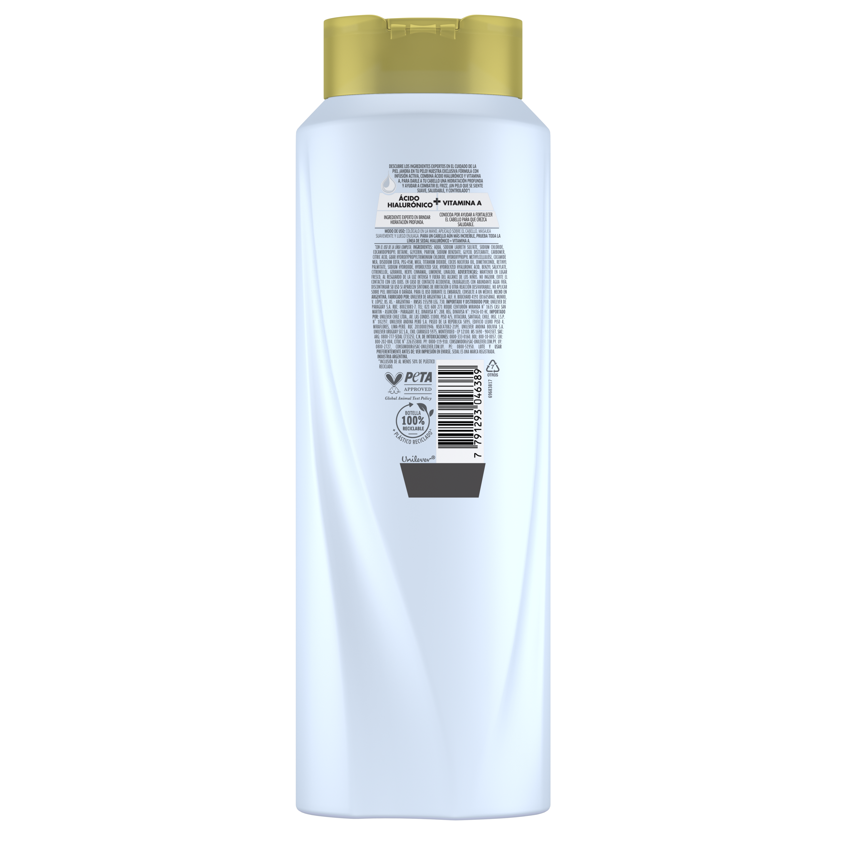 Sedal Ácido Hialurónico + Vitamina A Shampoo