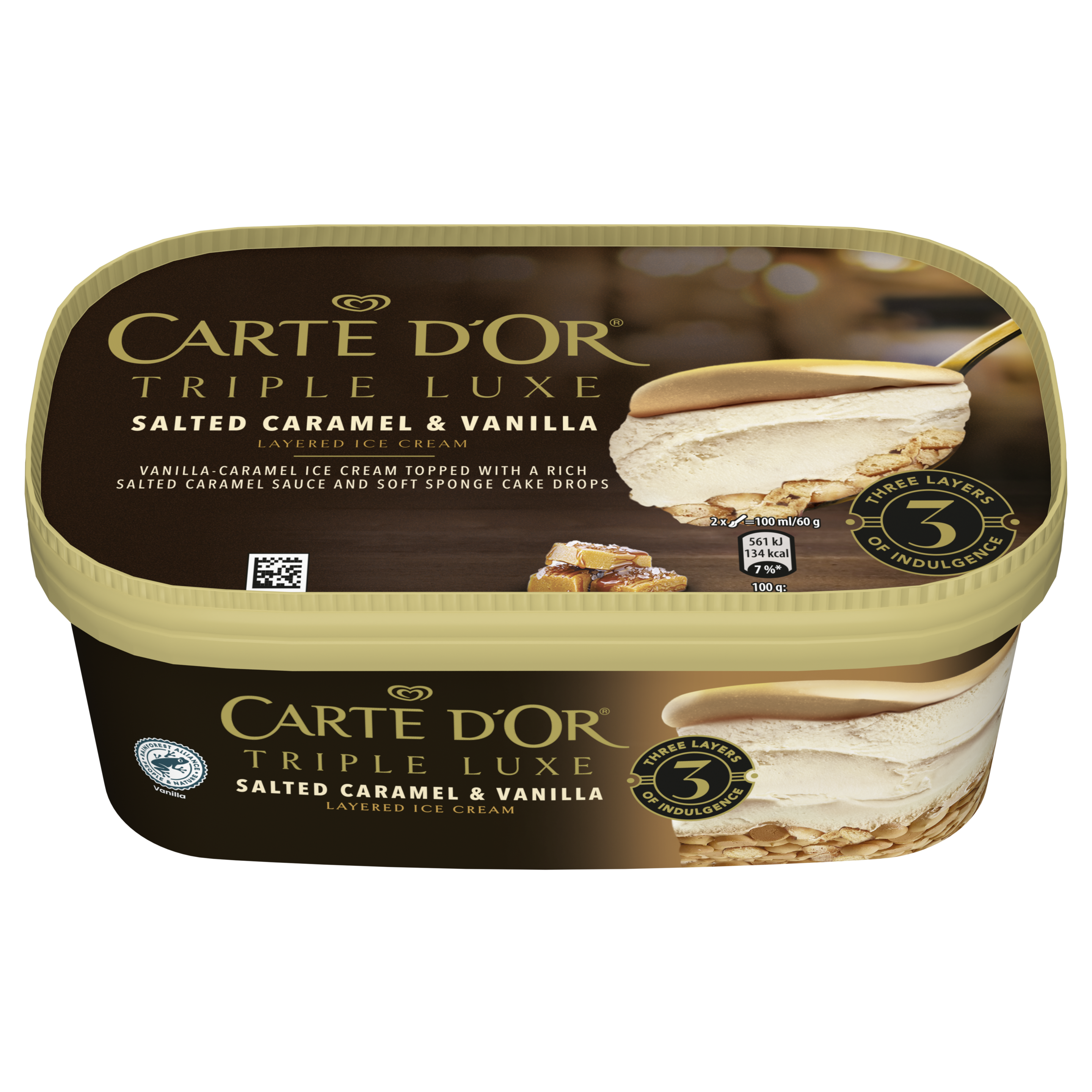 Carte D'or Triple Luxe Salted Caramel & Vanilla