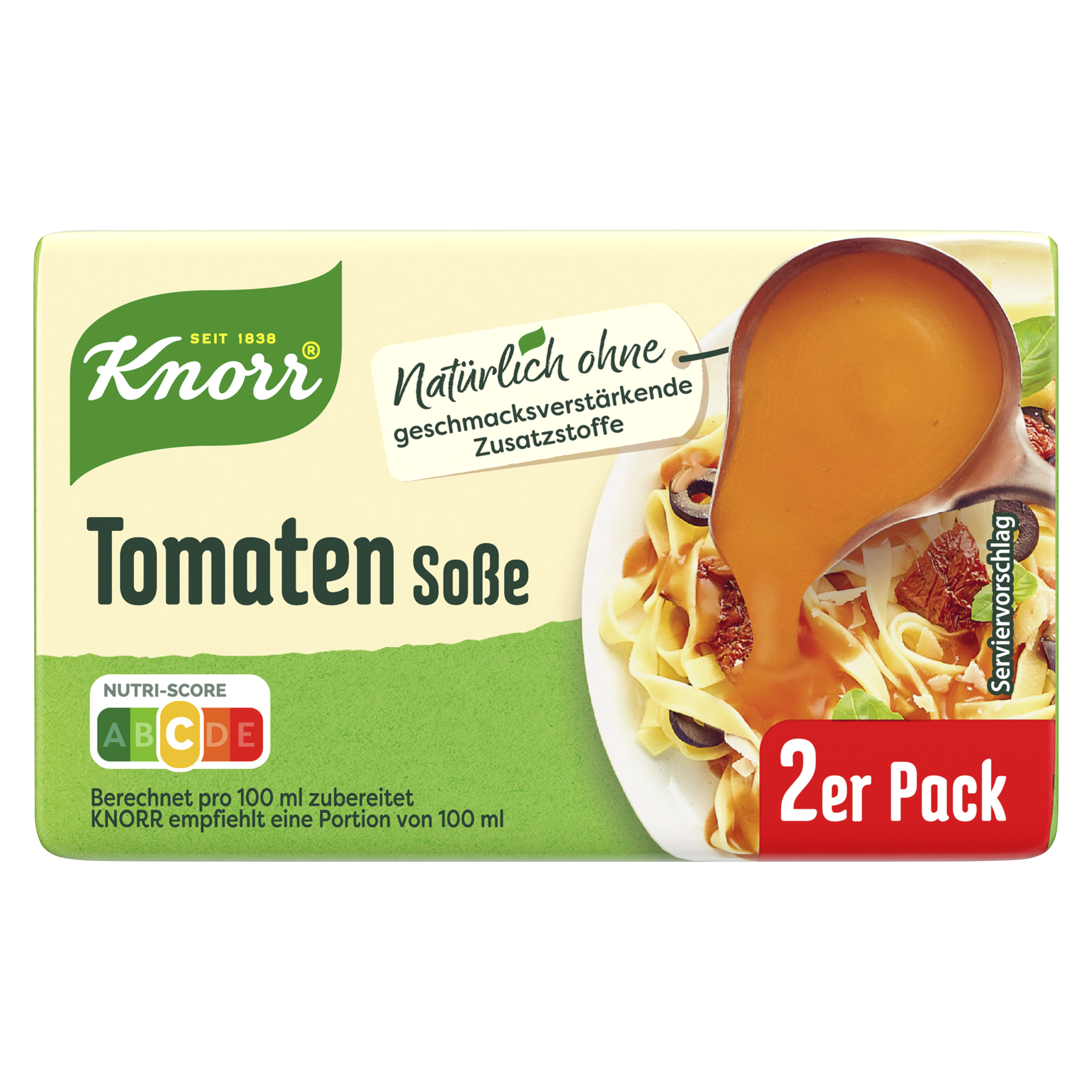 Knorr Tomaten Soße ergibt 2 x 250 ml