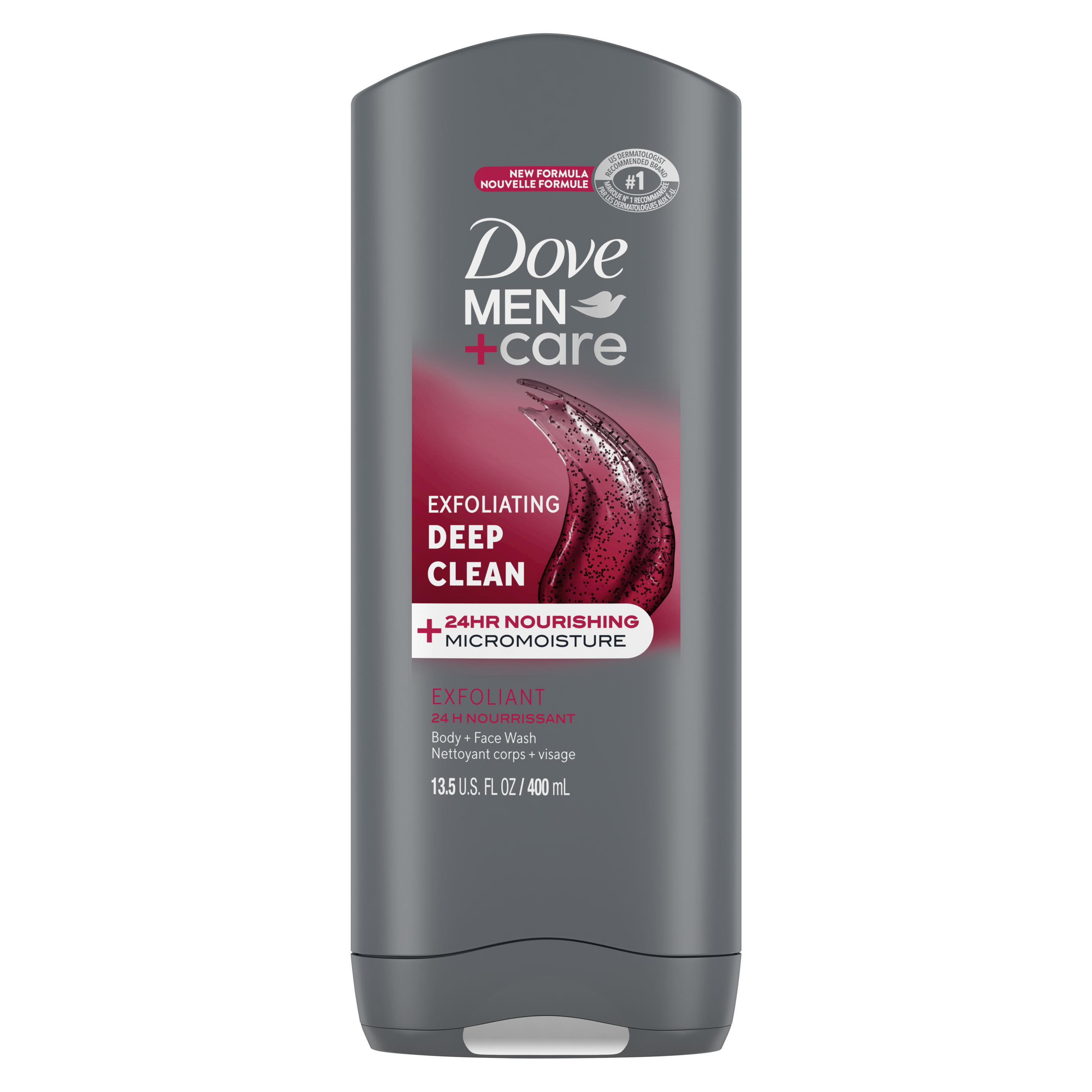 Dove Men+Care Elements Charcoal+Clay Micro Moisture Body And Face Wash -  Shower Gel