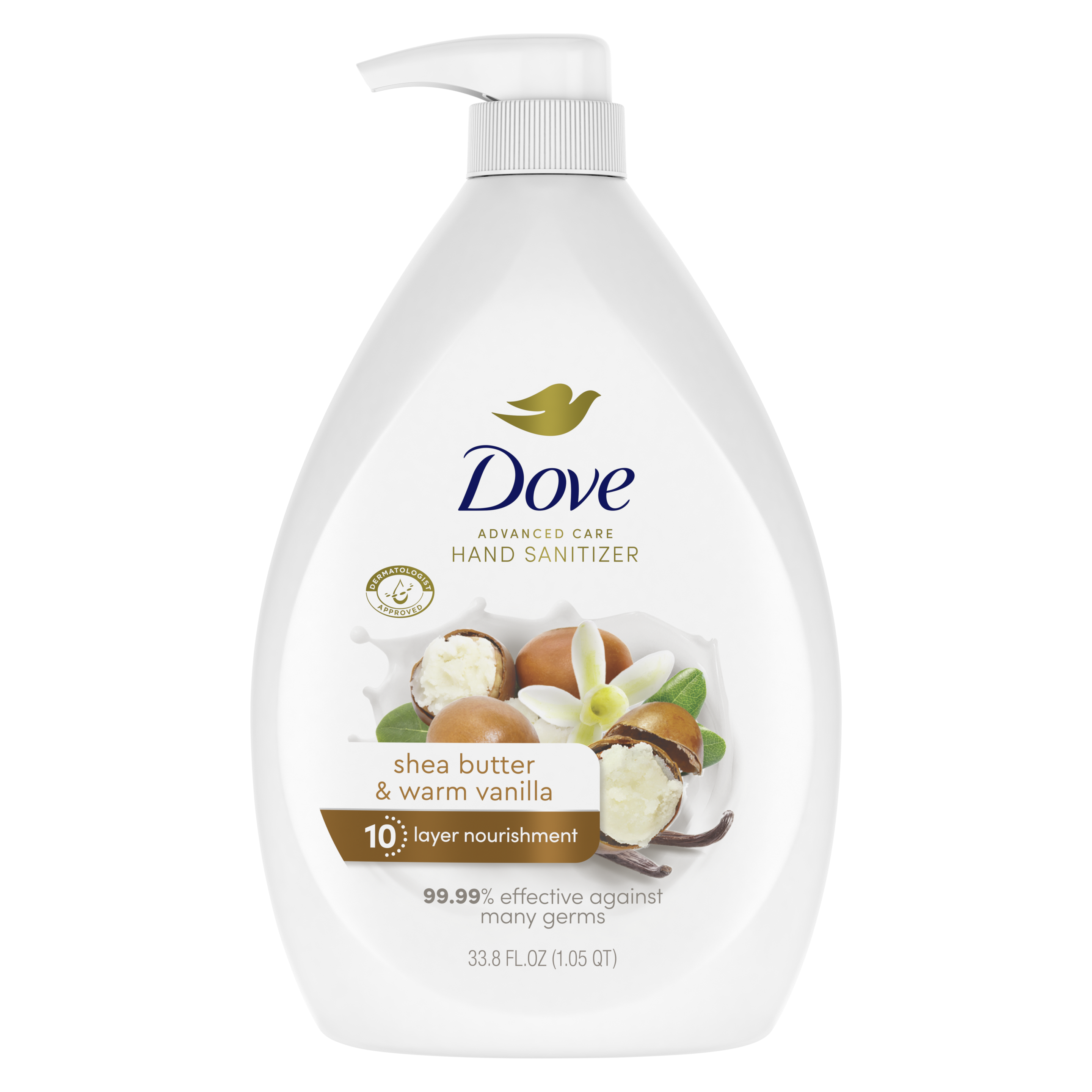 Dove Advanced Care Shea Butter & Warm Vanilla Hand Sanitizer