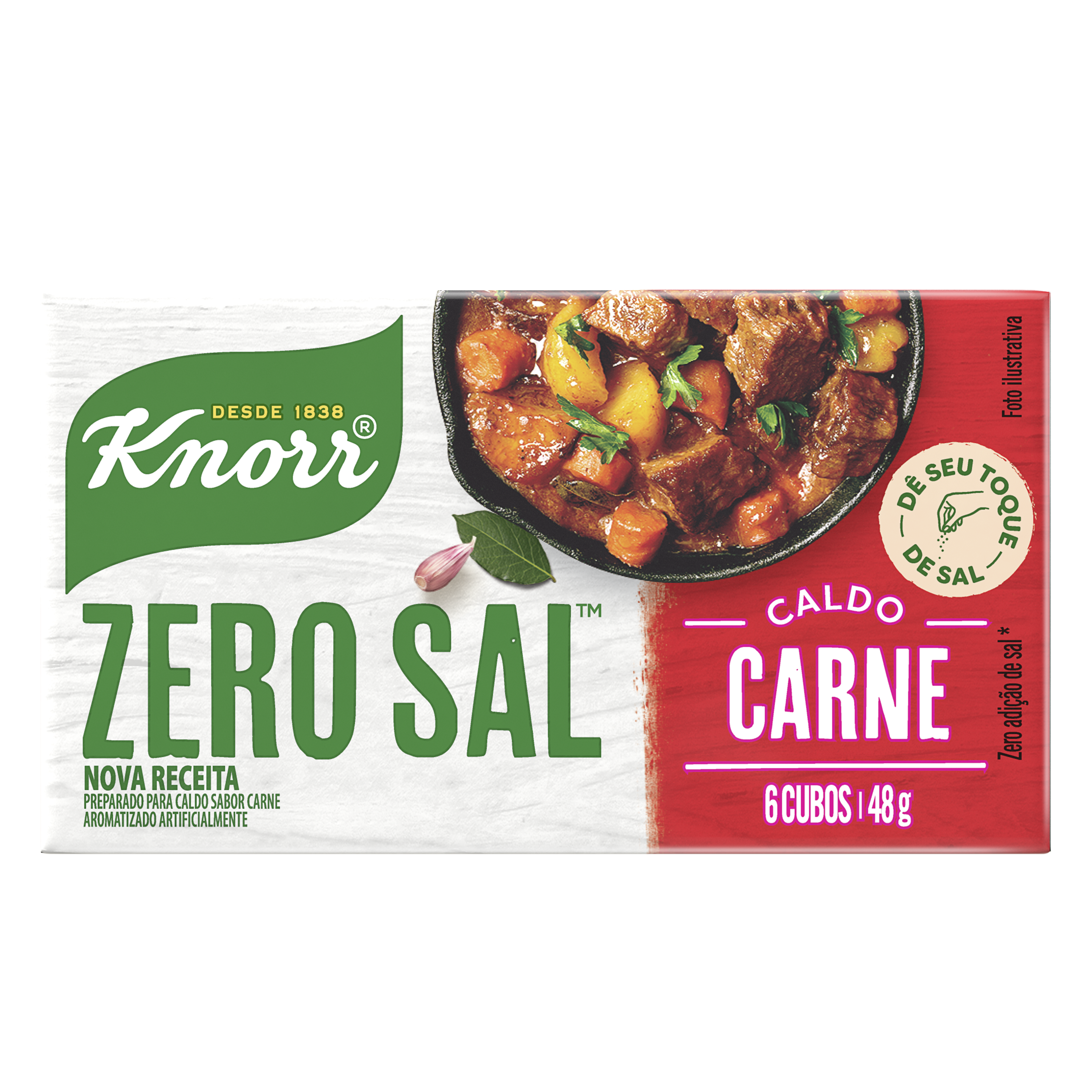 Caldo Knorr Zero Sal™ Carne