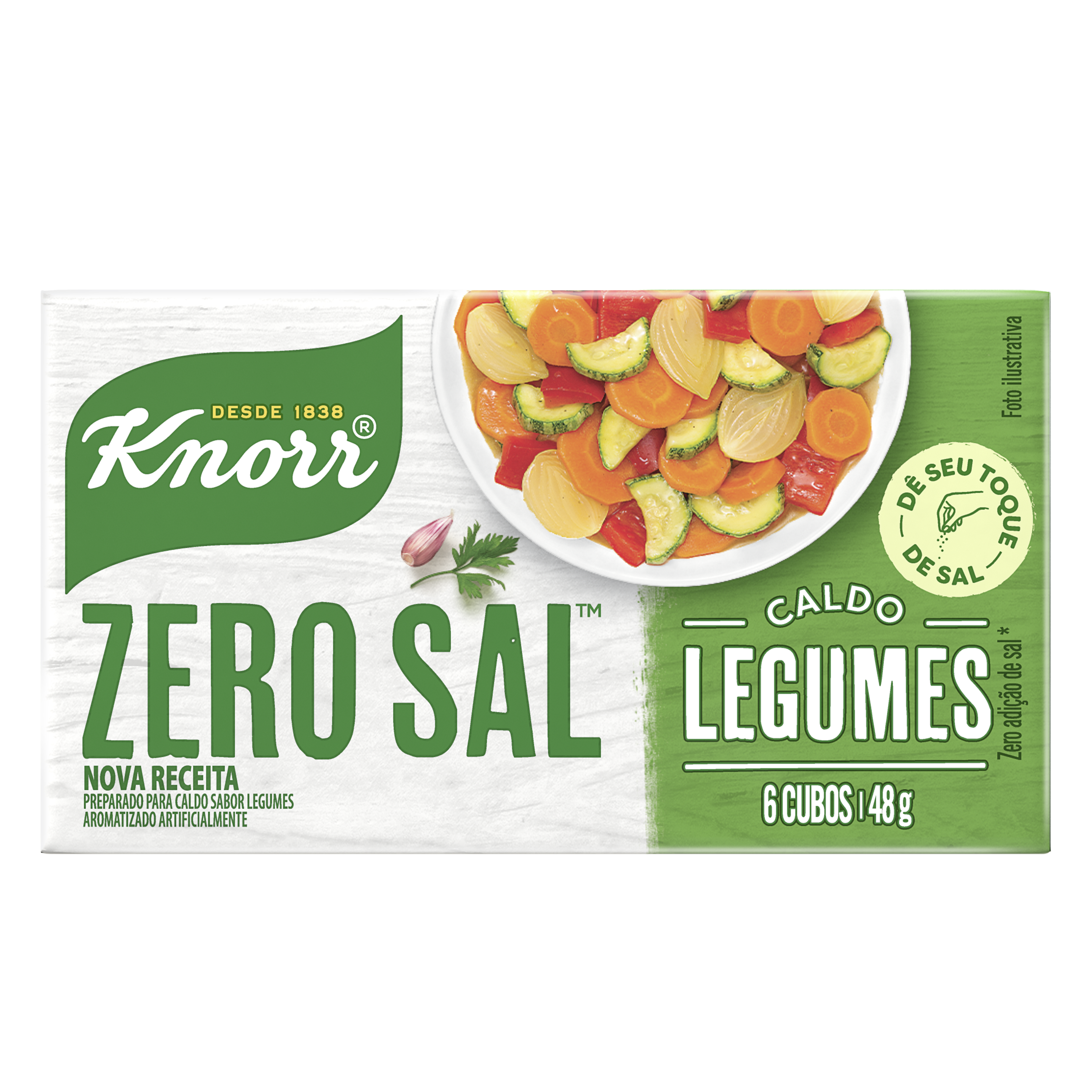 Caldo Knorr Zero Sal™ Legumes