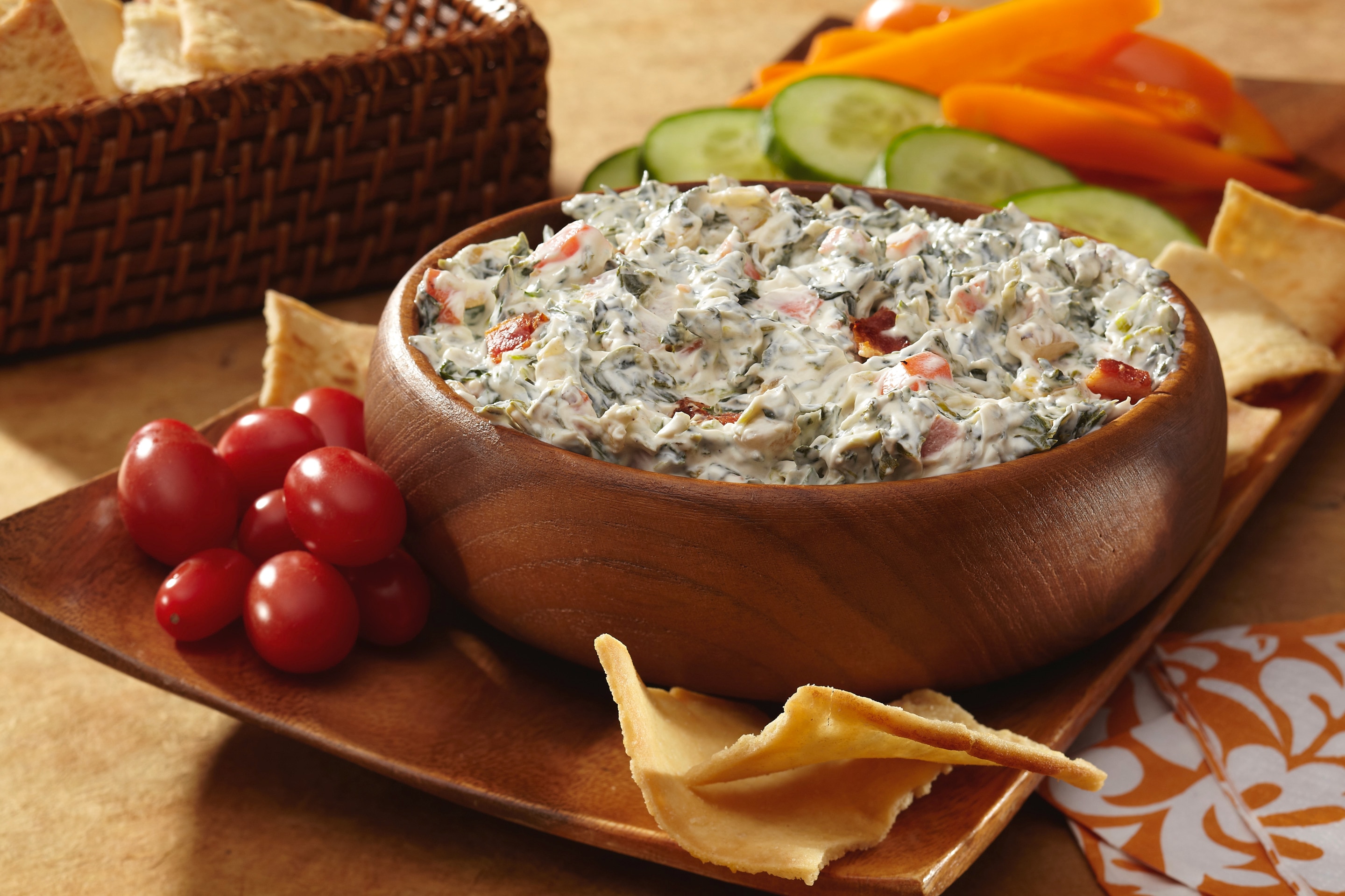 Spinach-Bacon Dip
