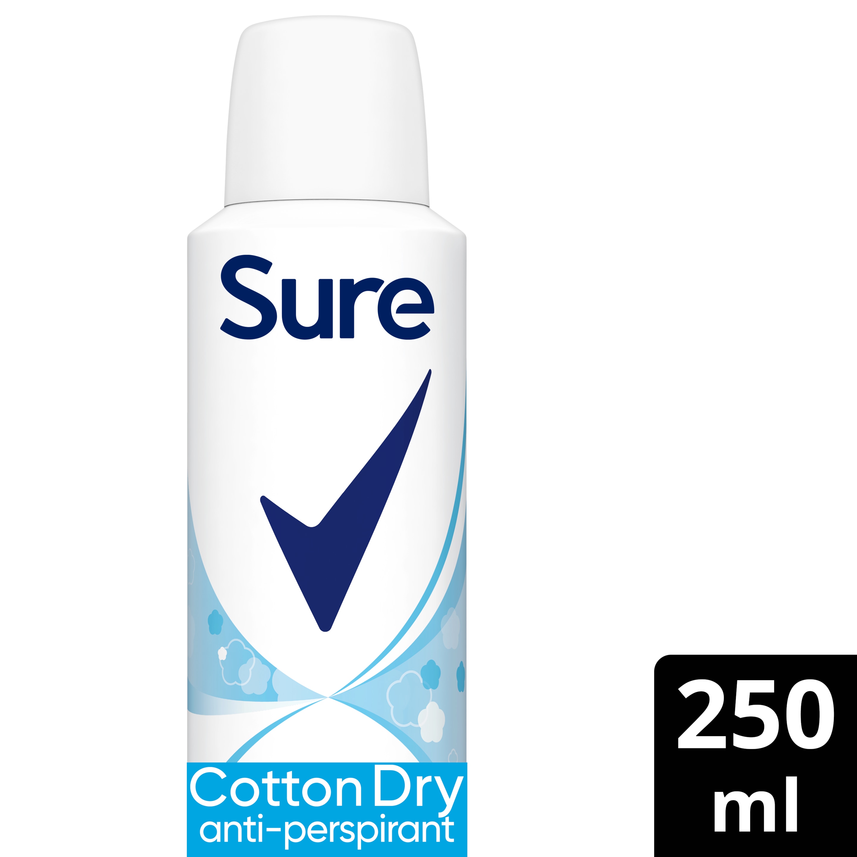Cotton Dry Antiperspirant Deodorant Spray 250ml