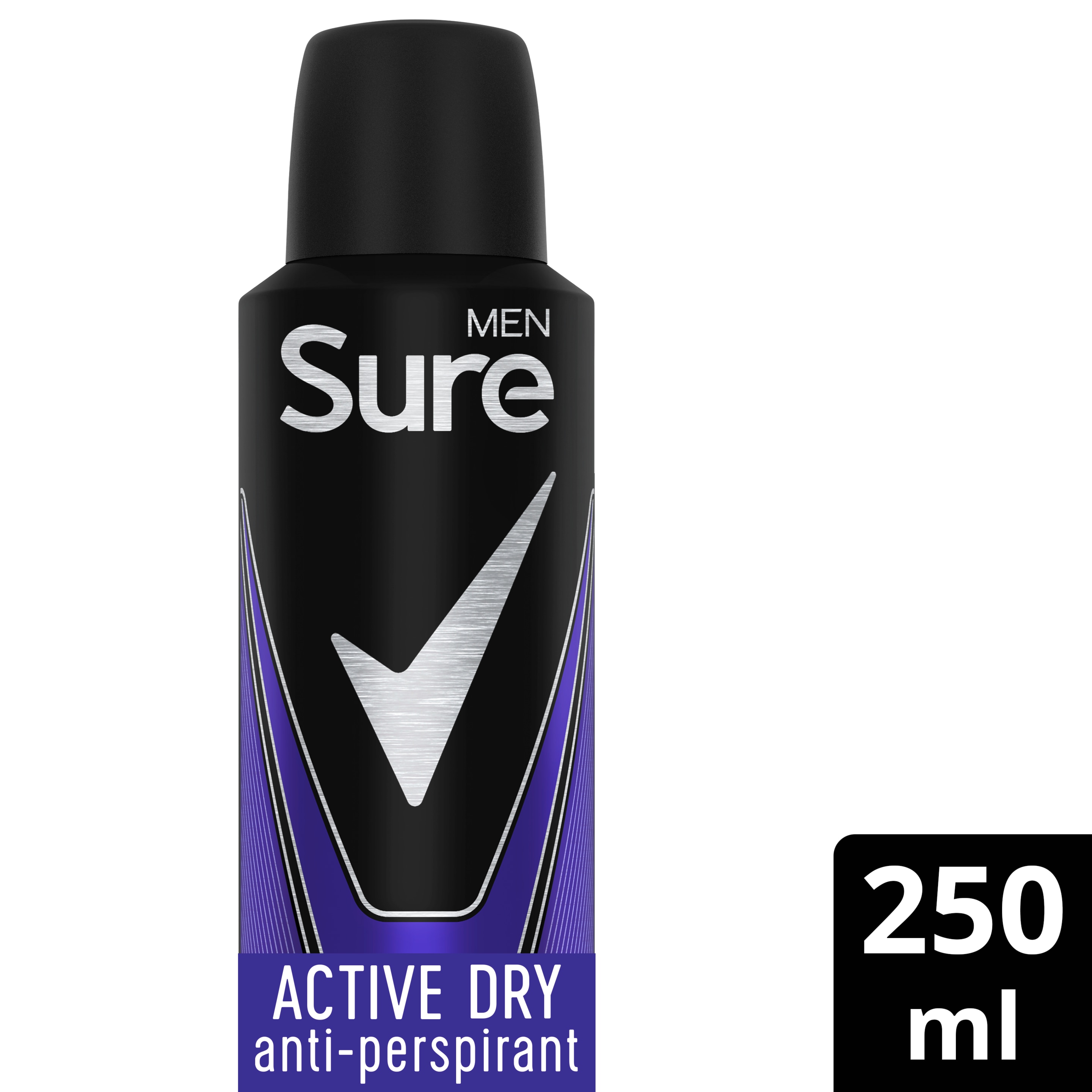 Sure Men Active Dry Antiperspirant Deodorant 250ml
