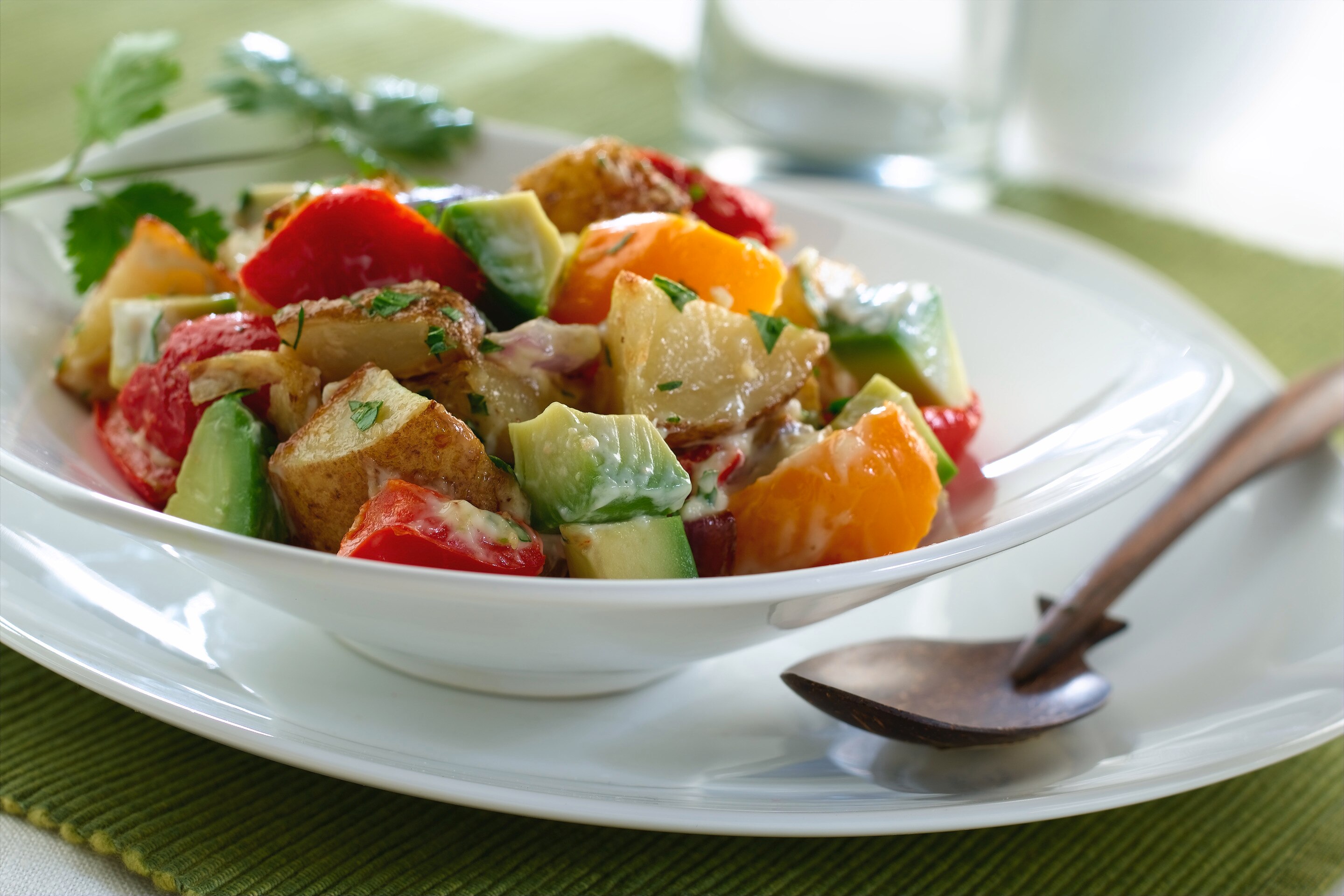 Roasted Potato & Avocado Salad