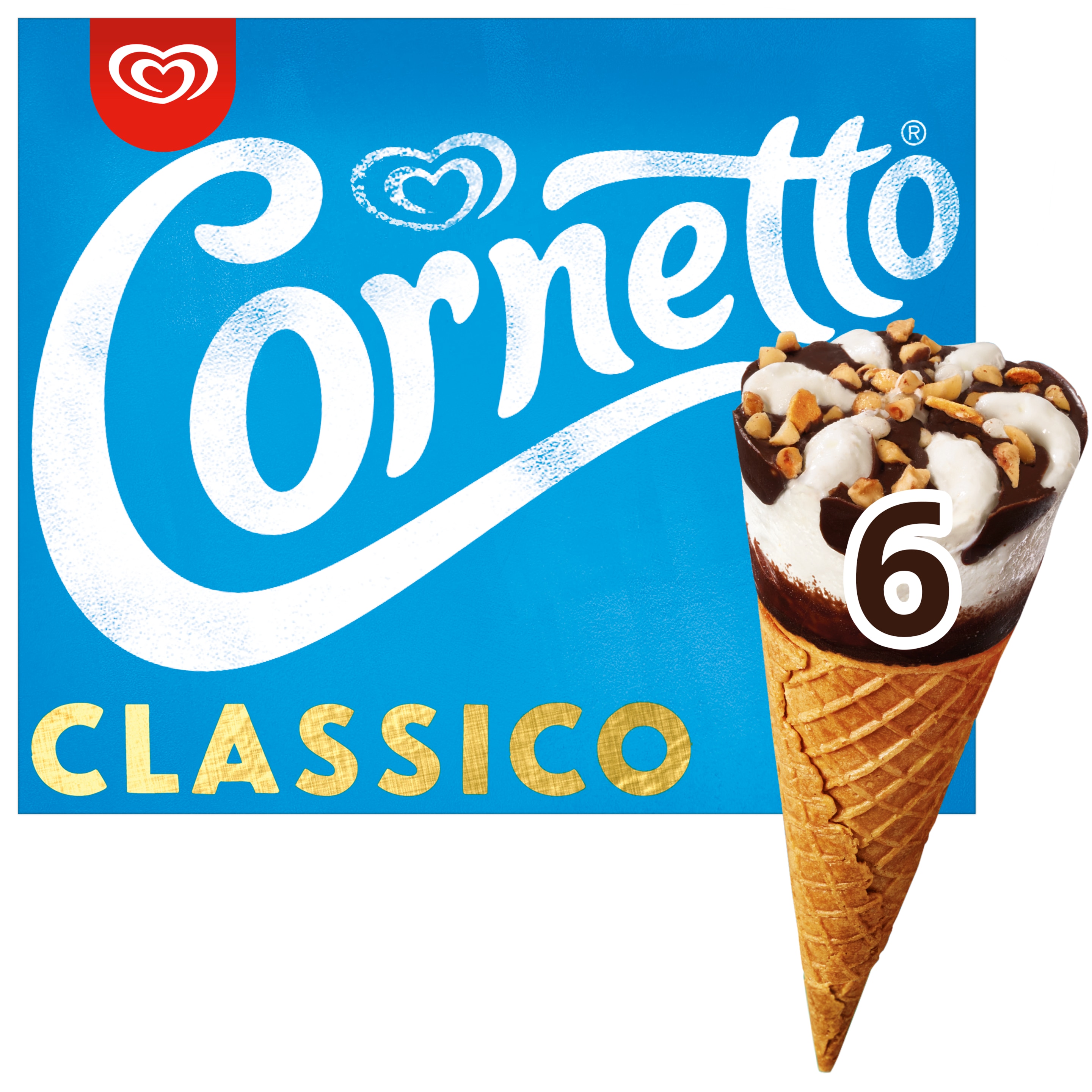 Cornetto Classico 6 x 90 ml