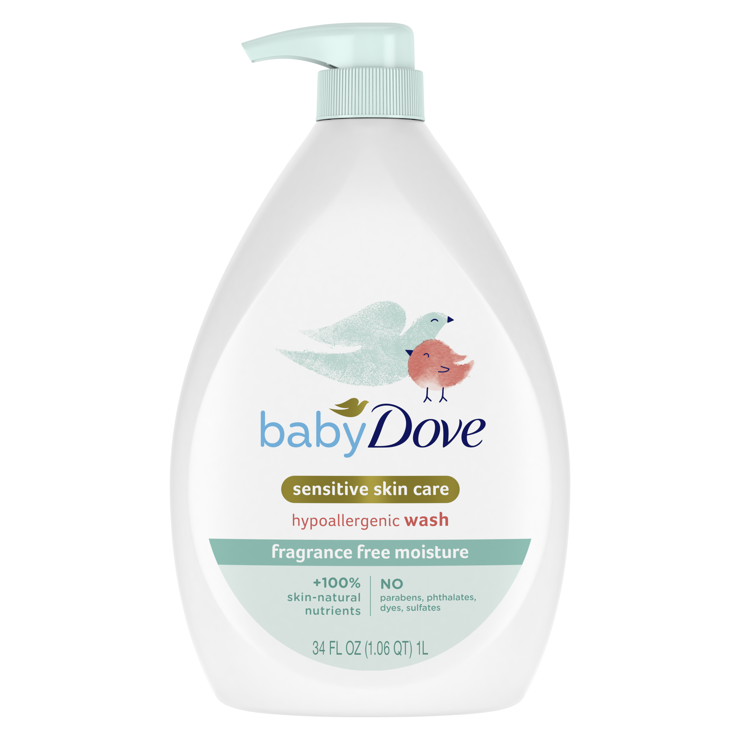 Fragrance Free Moisture Hypoallergenic Wash