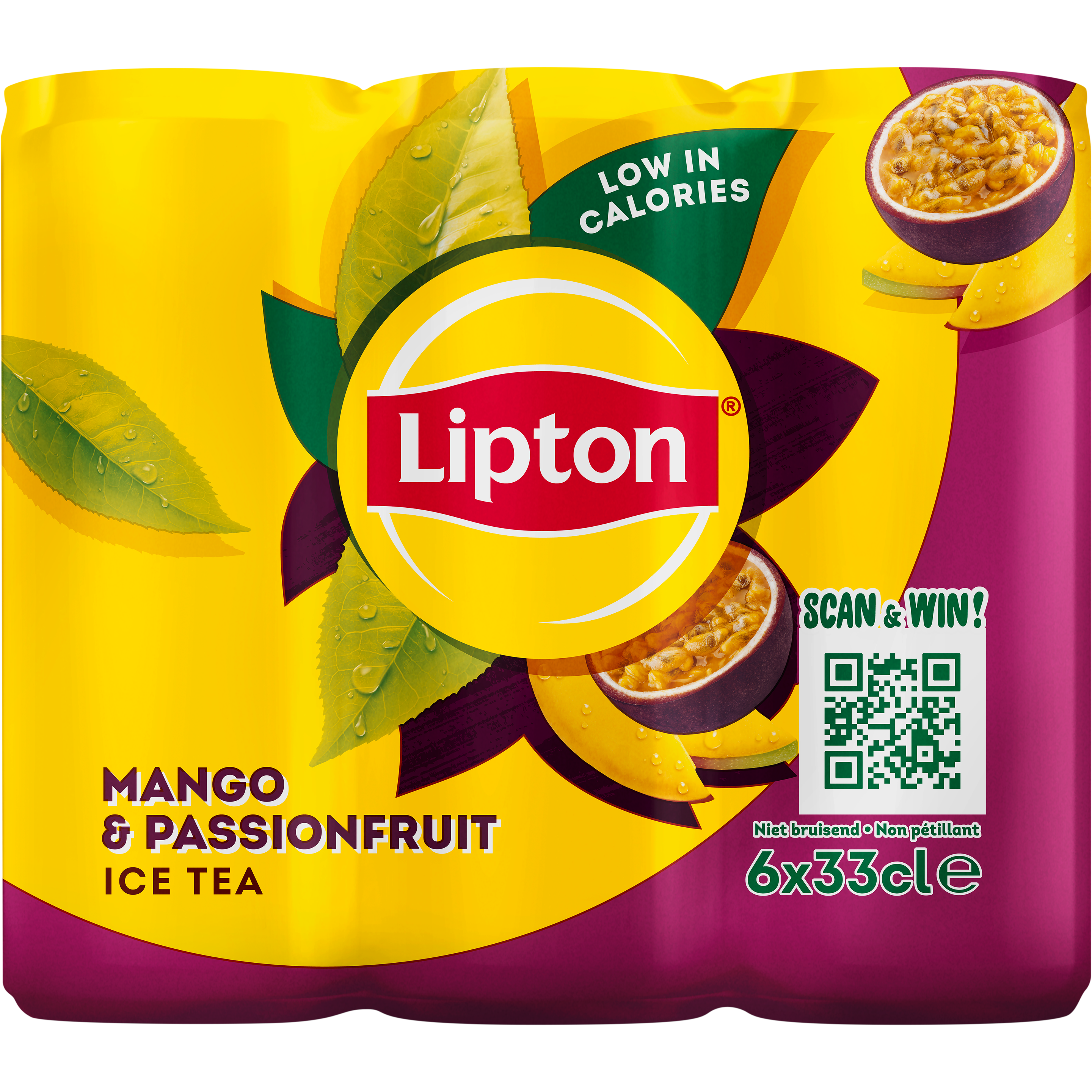 Lipton Ice Tea Saveur Mango & Passionfruit 4x33cl