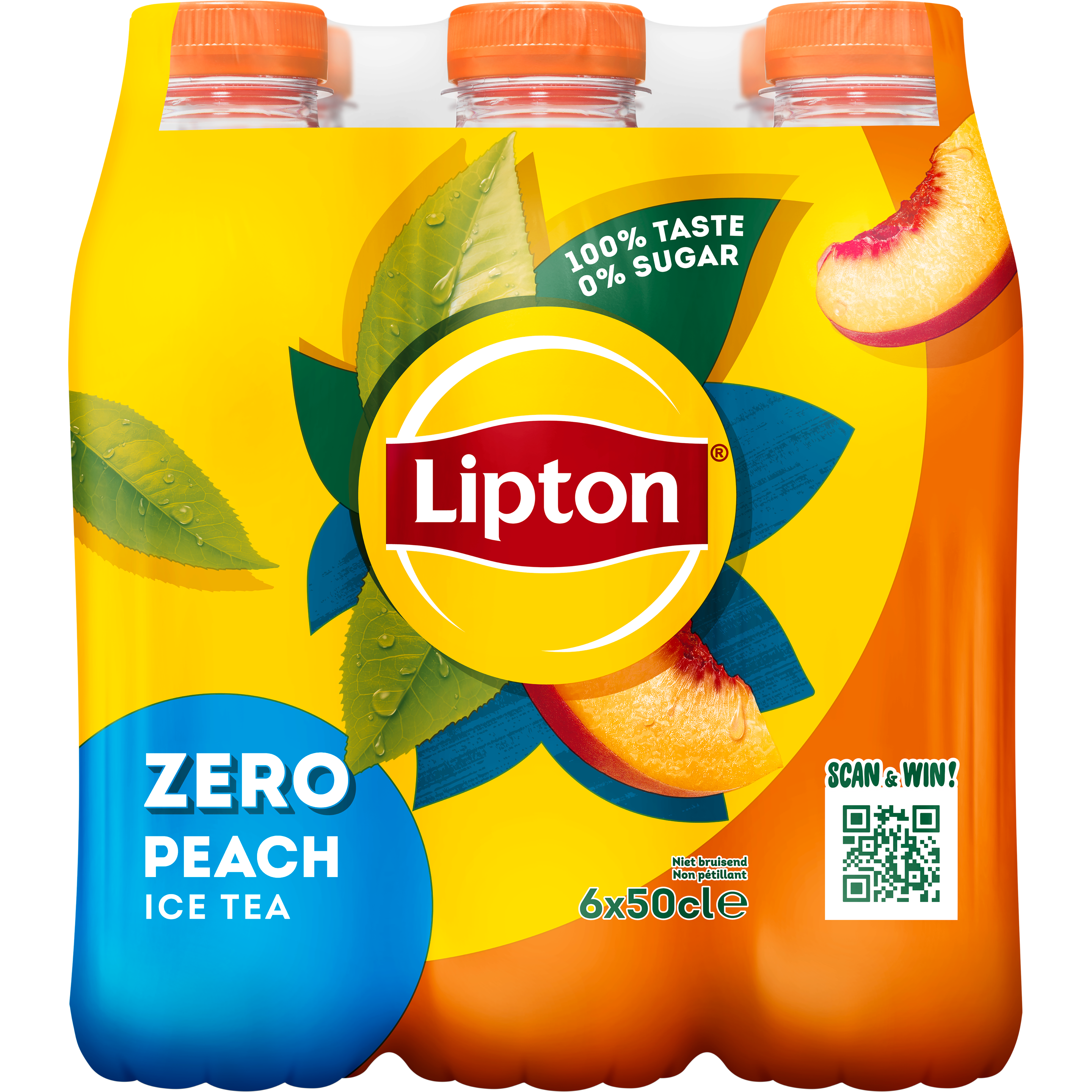 Lipton Ice Tea Peach Zero 6x50cl