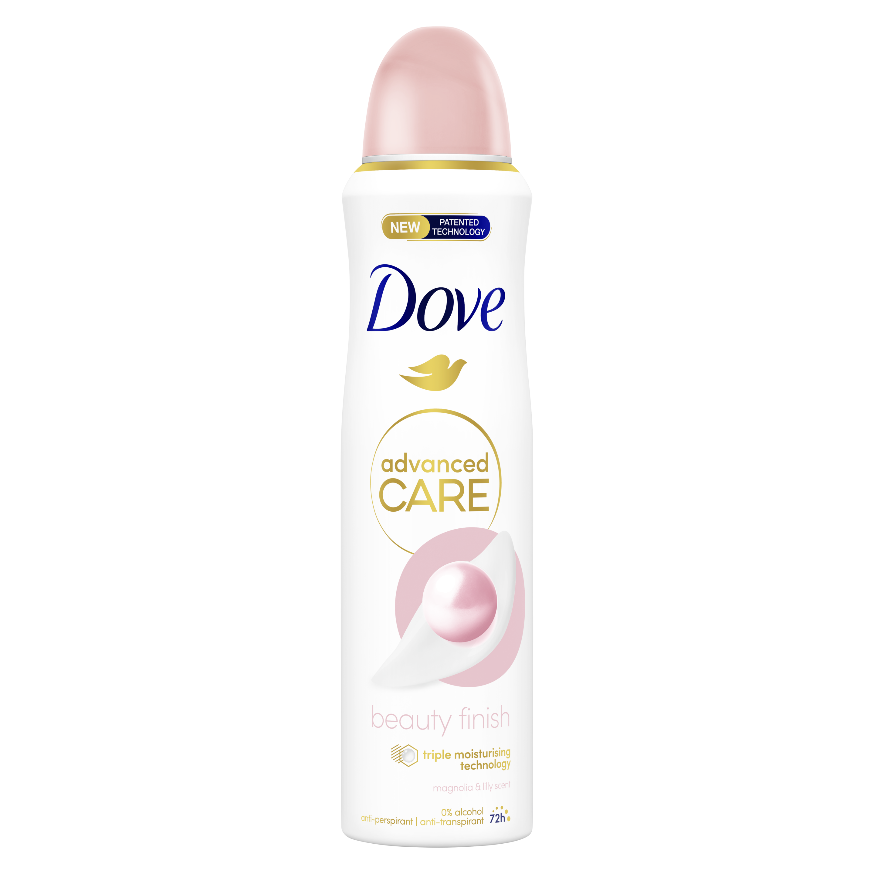 Dove Advanced Care Deodorant Anti-Transpirant Spray Beauty Finish 150ml