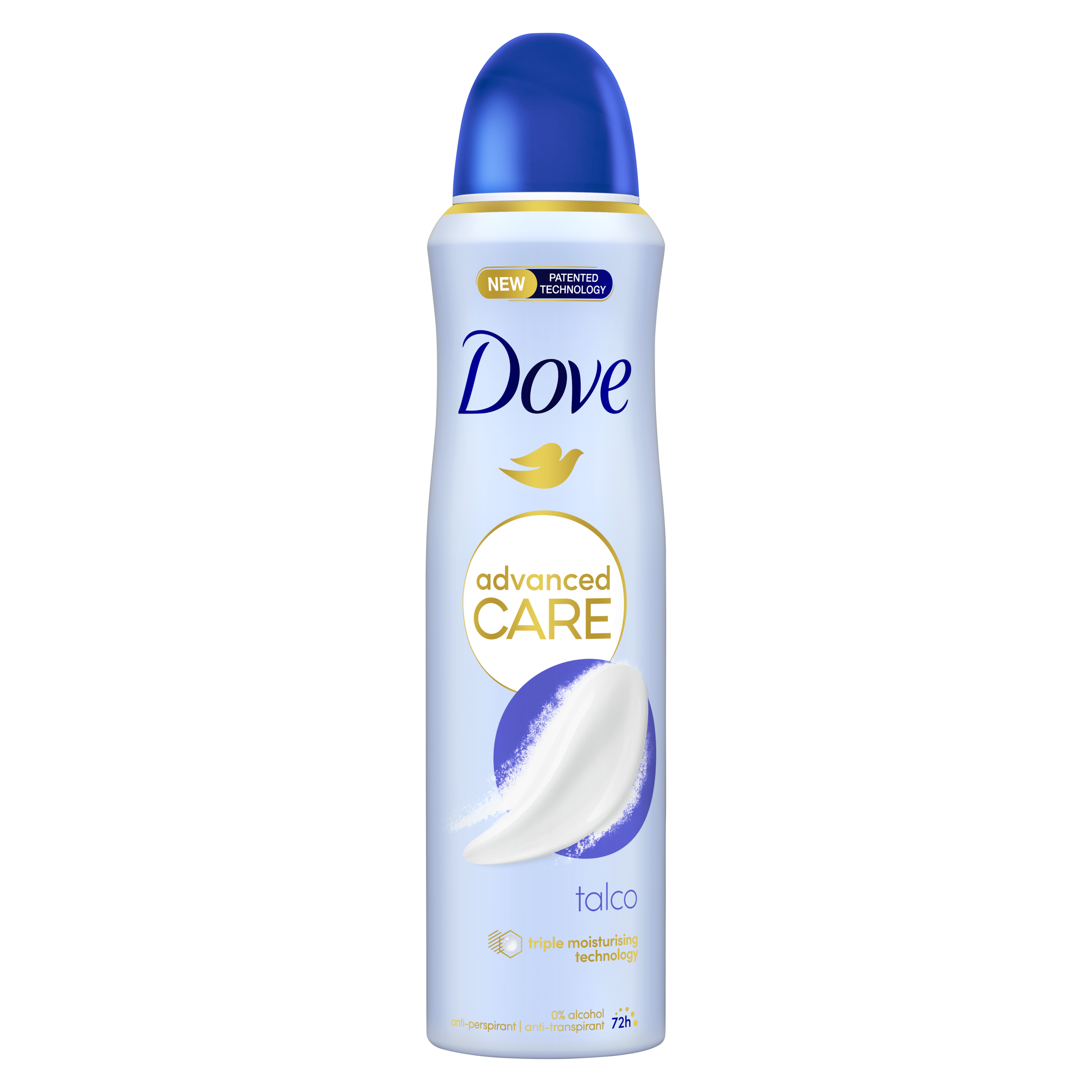 Dove Advanced Care Anti-Transpirant Deodorant Spray Talco 150ml