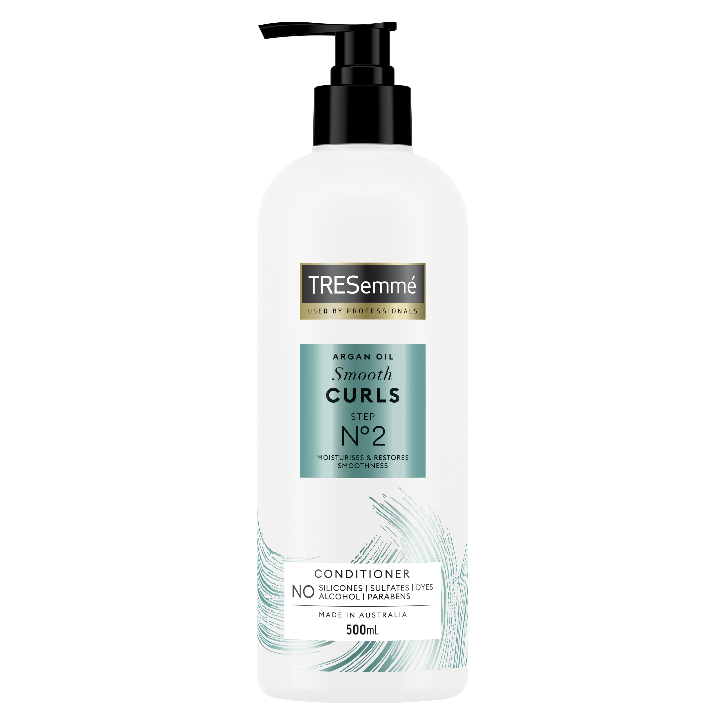 A 500ml bottle of TRESemmé Smooth Curls Conditioner