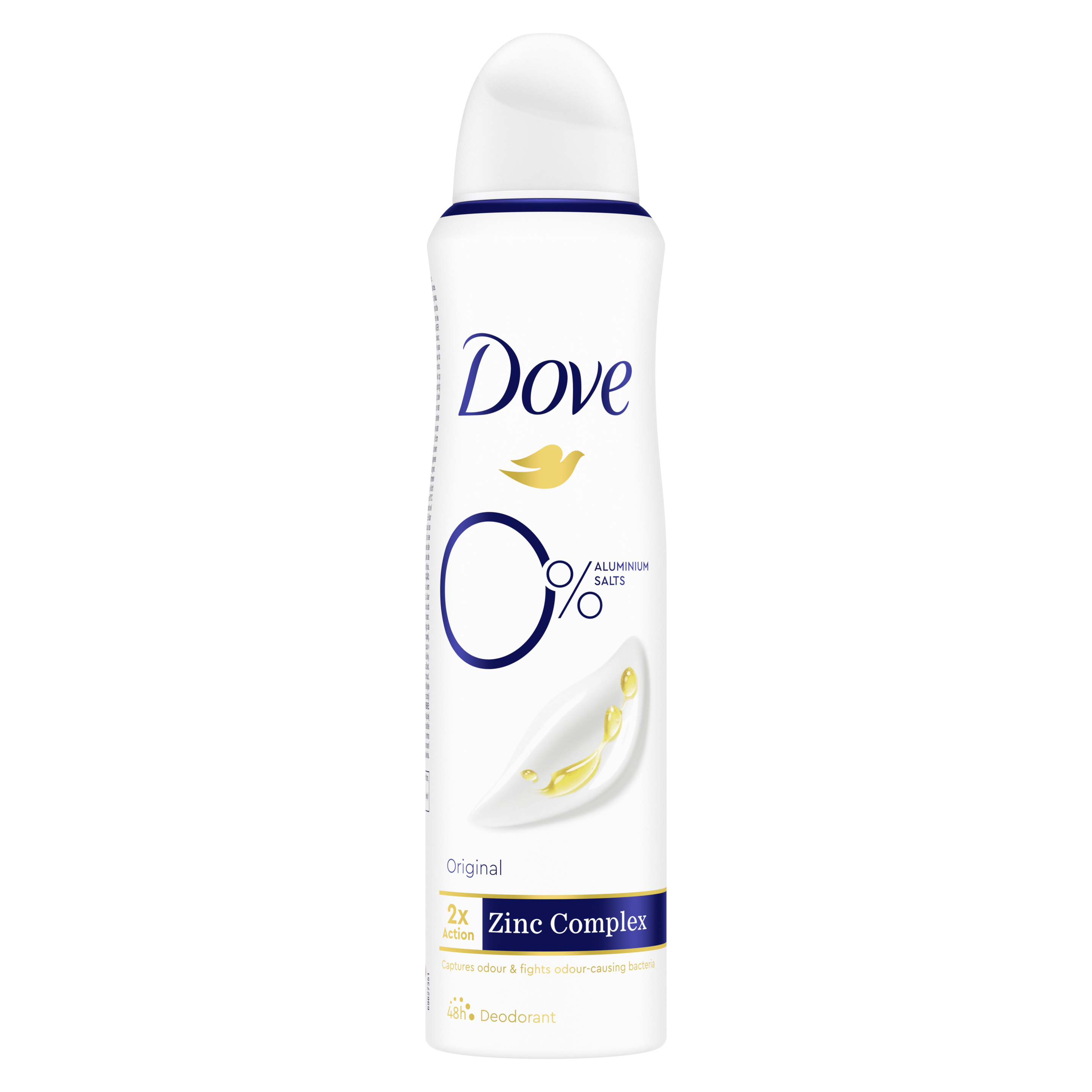 Dove Déodorant  Spray Original 0% 150 ml