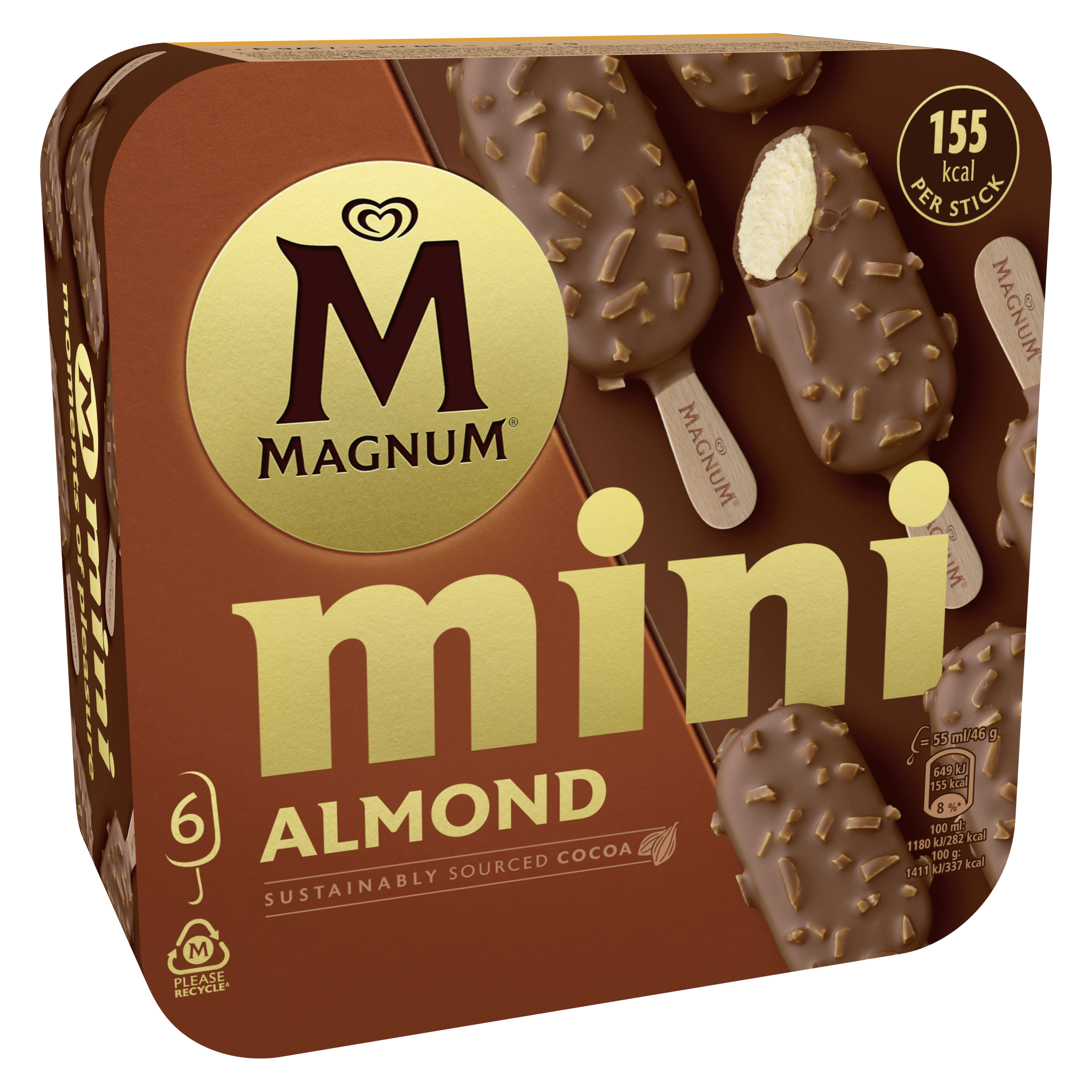Magnum Mini Almond 6 x 55 ml