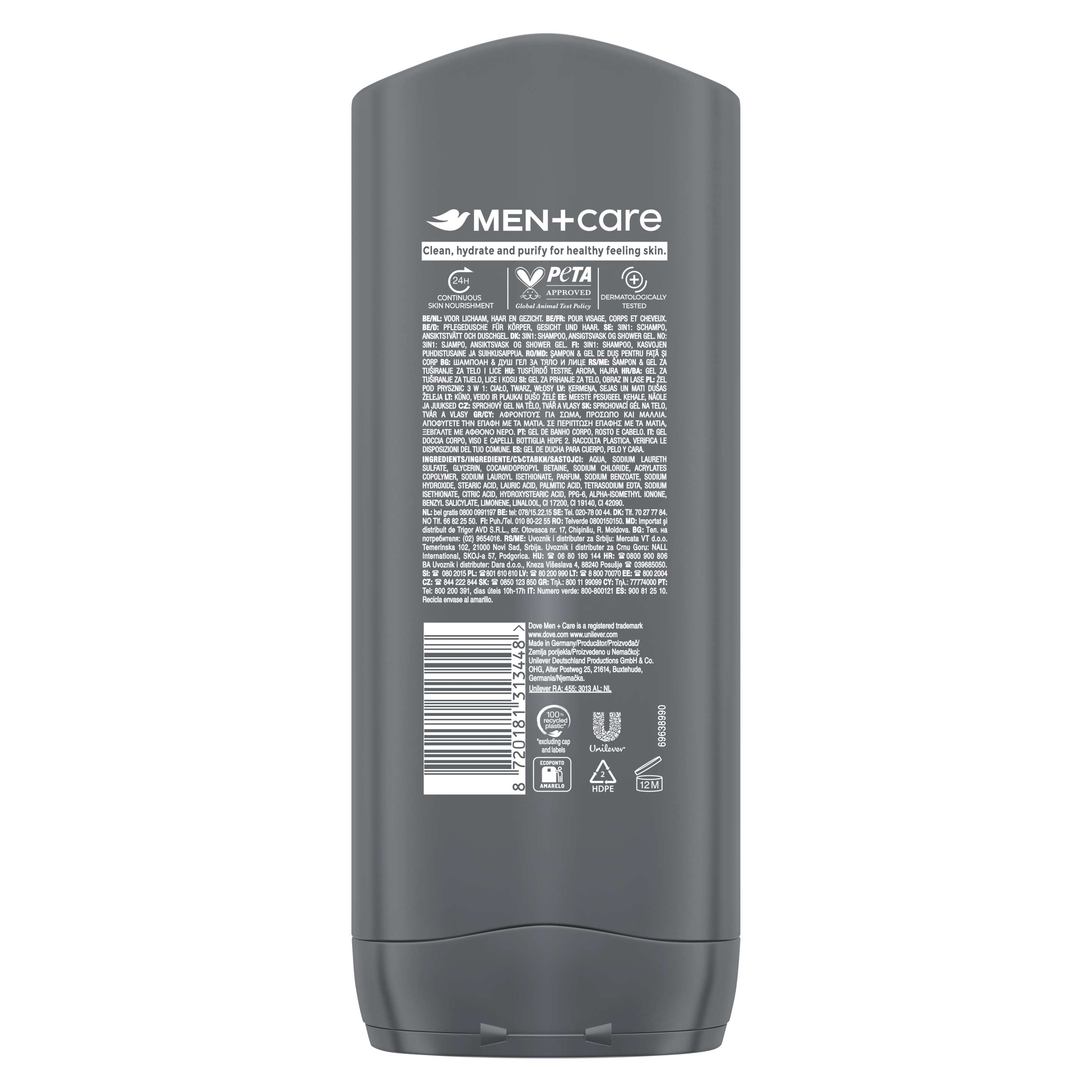 Men+Care Żel pod prysznic Clean Comfort