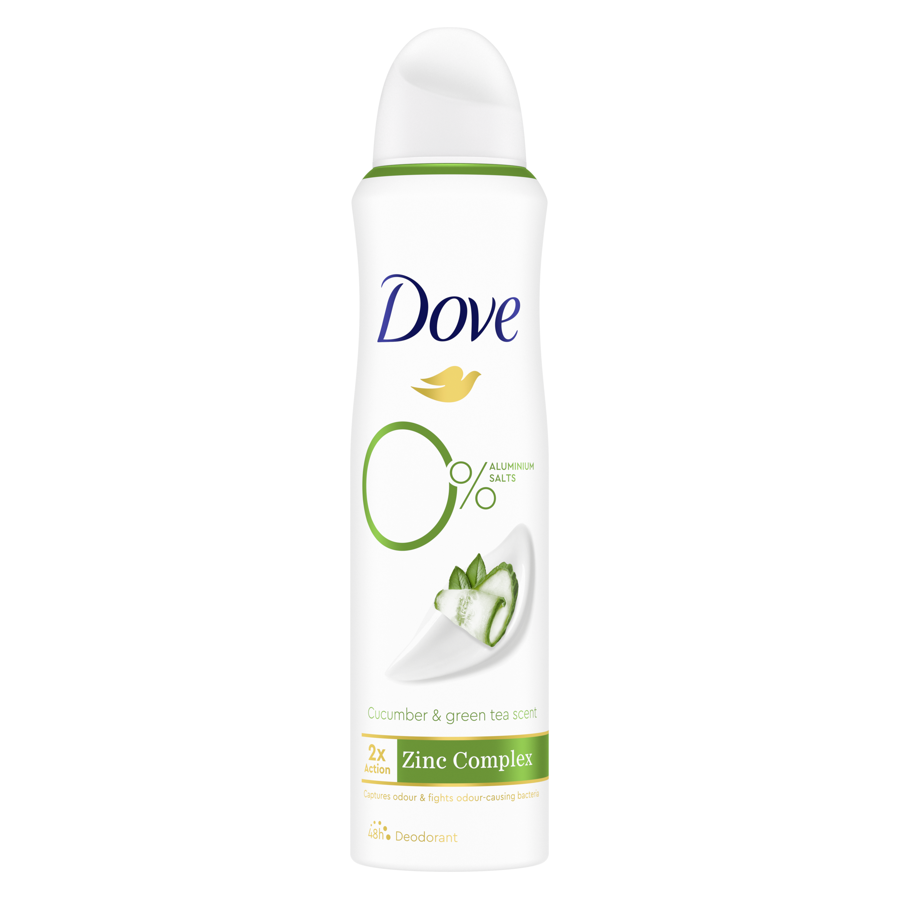 Dove Deodorant Spray 0% Cucumber & Green Tea  150ml