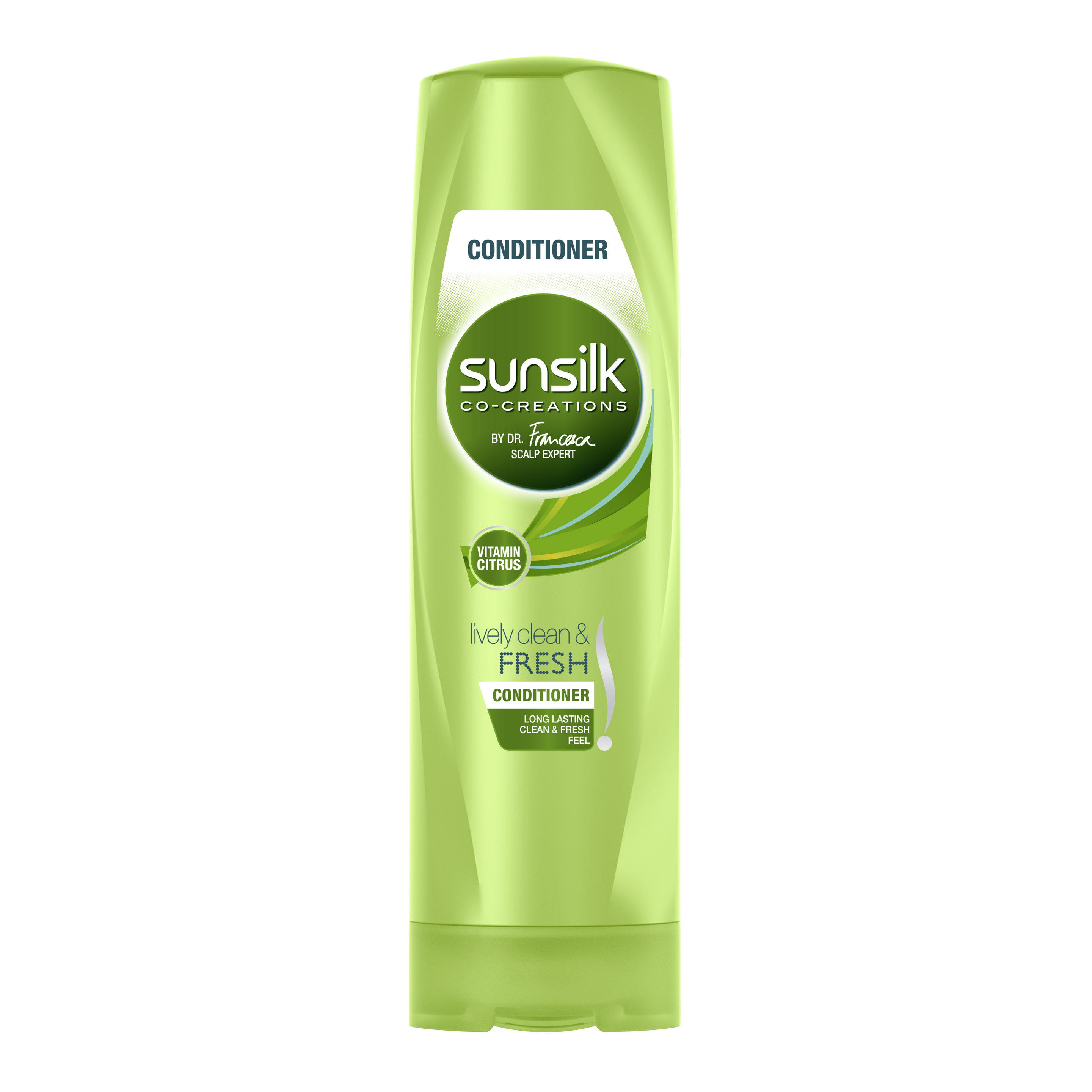 Sunsilk Lively Clean and Fresh Conditioner 320ml front of pack image