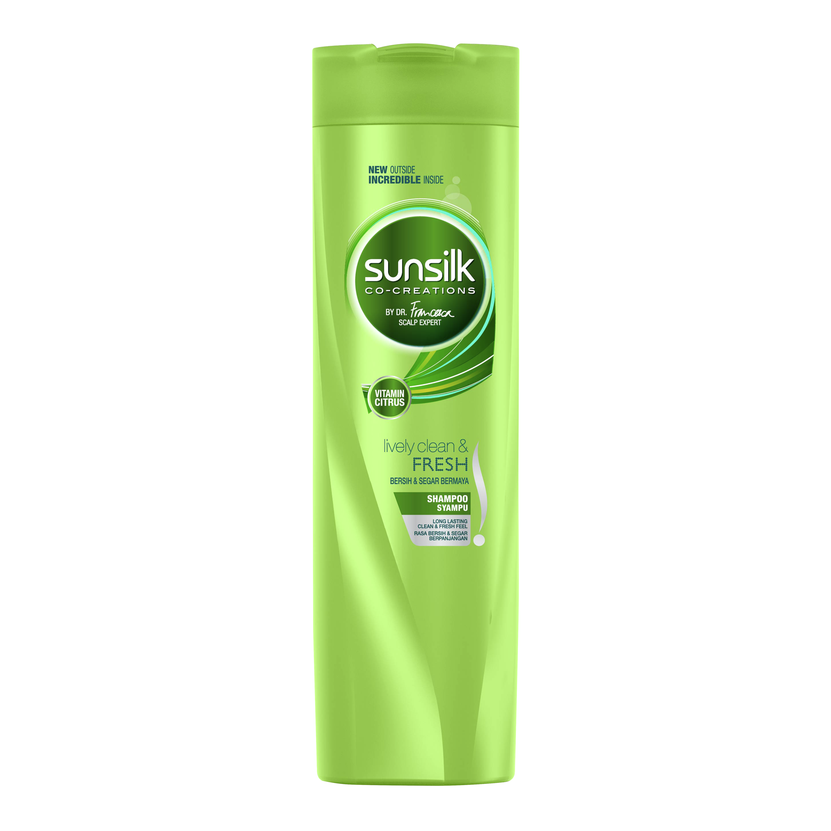 Sunsilk Lively Clean and Fresh Shampoo 320ml front of pack image