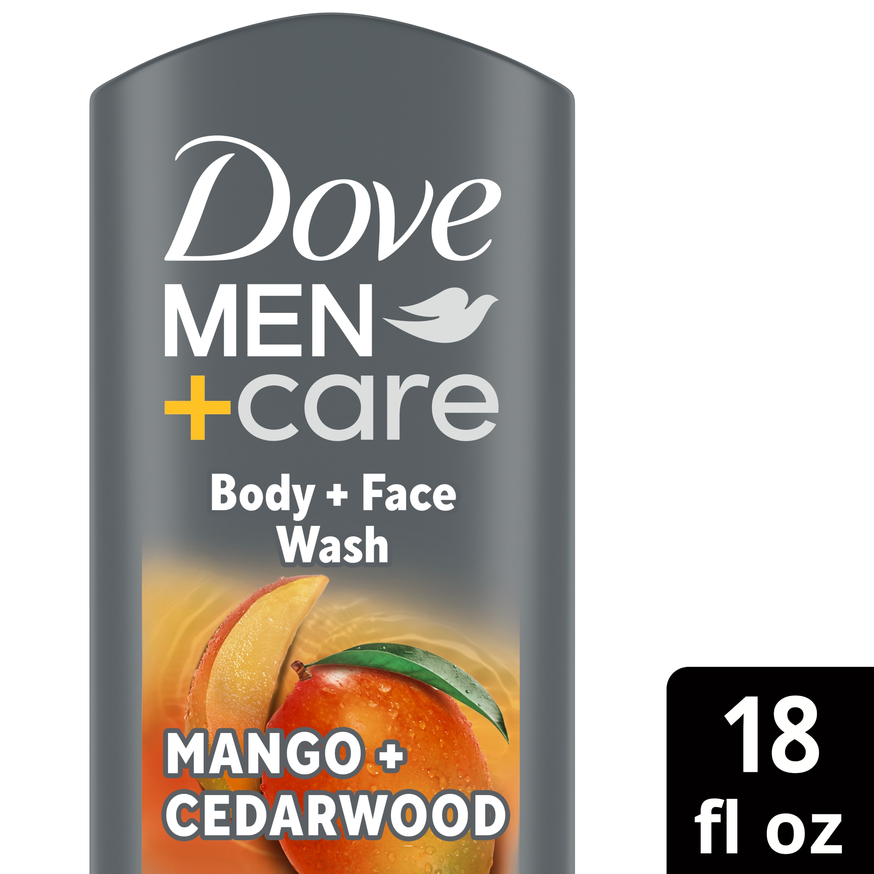 Dove Men+Care Mango + Cedarwood Rejuvenating Body + Face Wash 18 oz