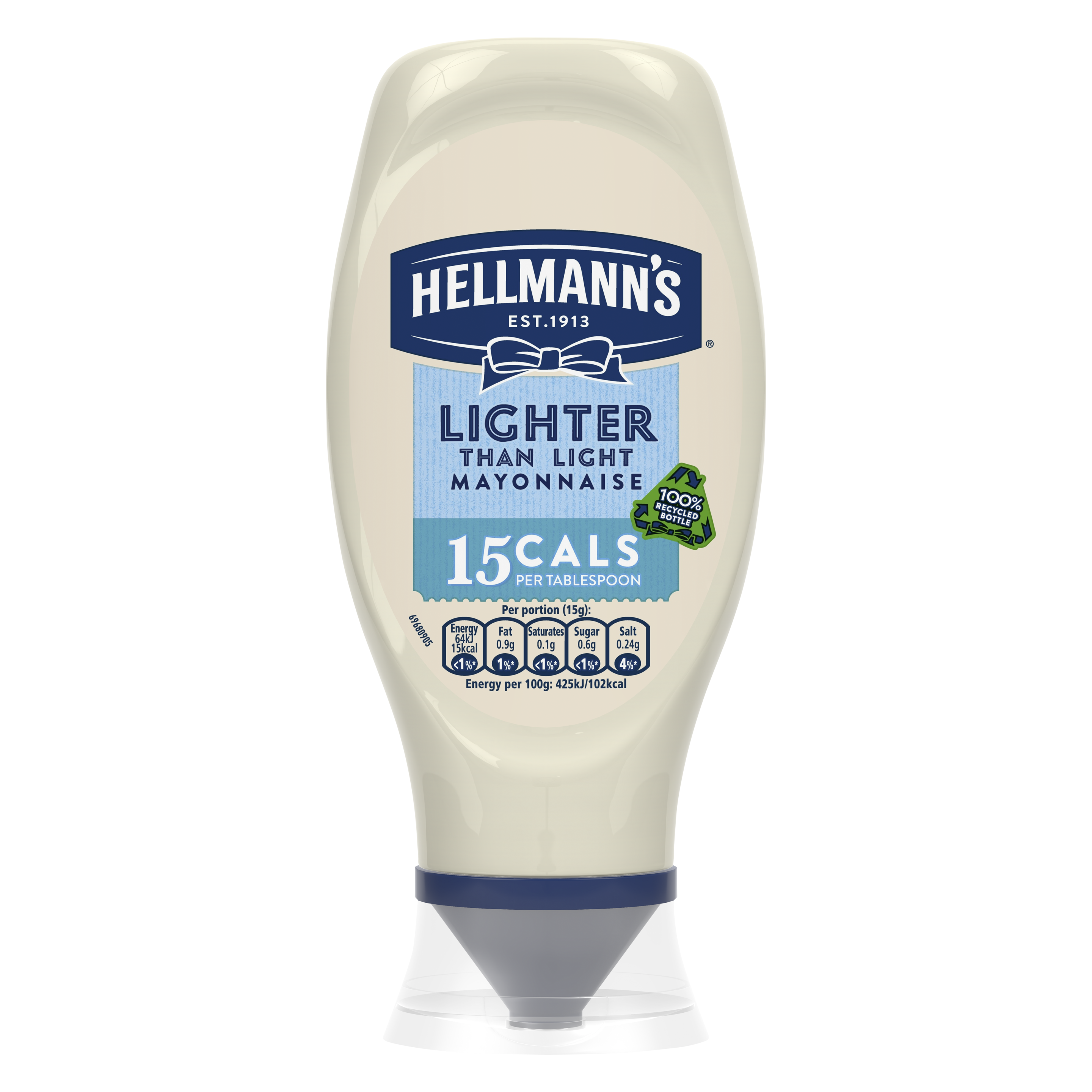 Hellmann's Squeezy mayonnaise Lighter than Light 430ml