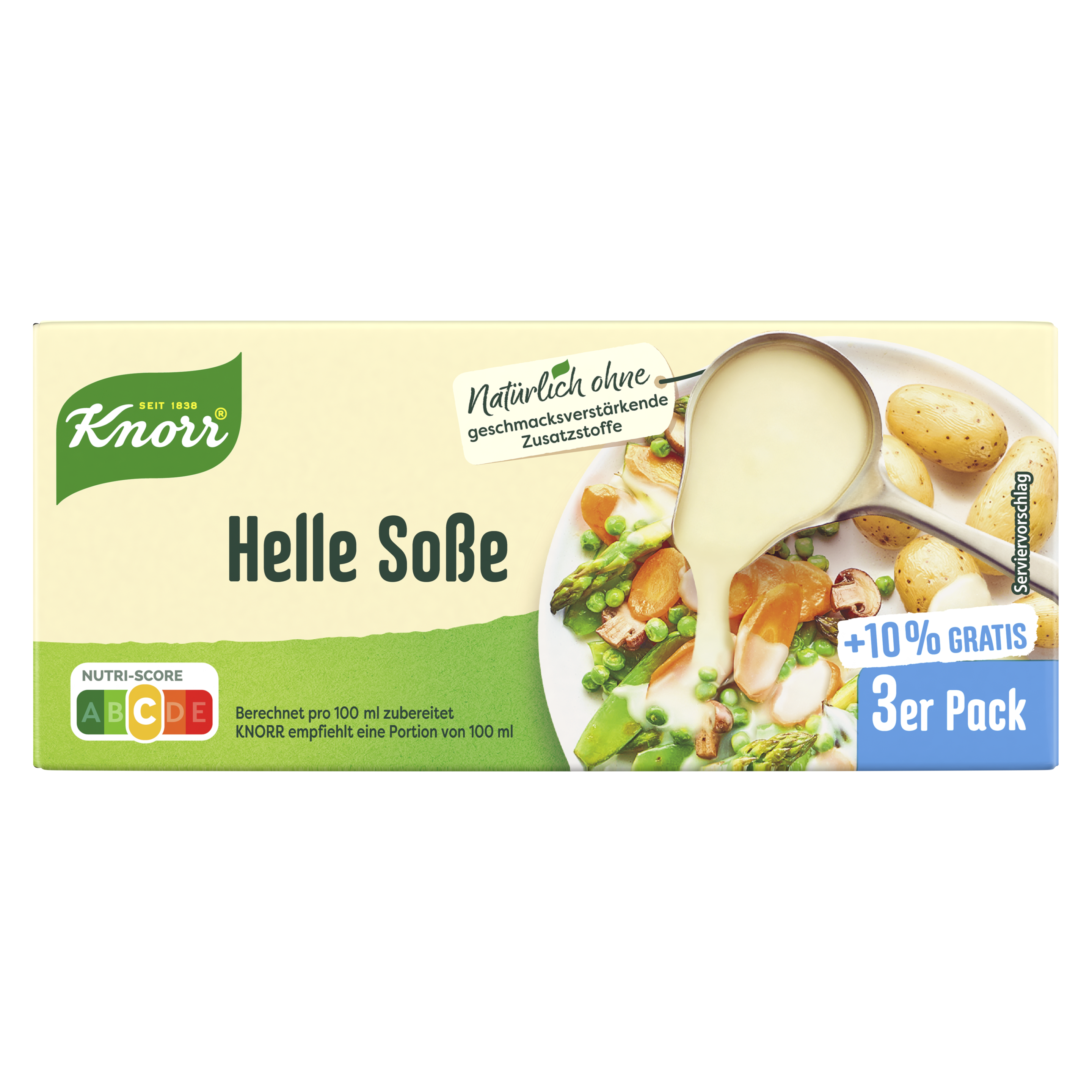 Knorr Helle Soße 3 x 275 ml packshot