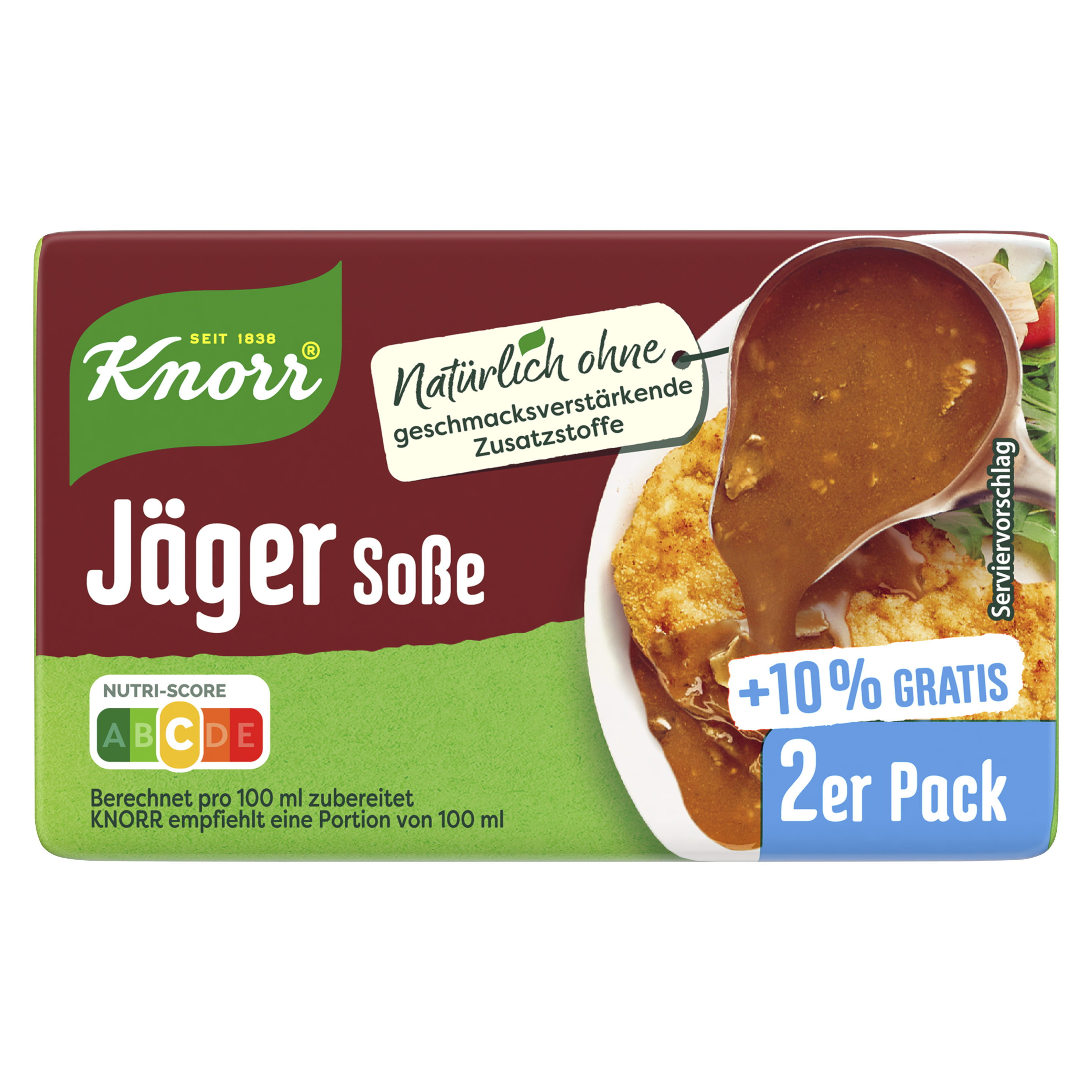 Knorr Jäger Soße +10% 2 x 275 ml Packung packshot