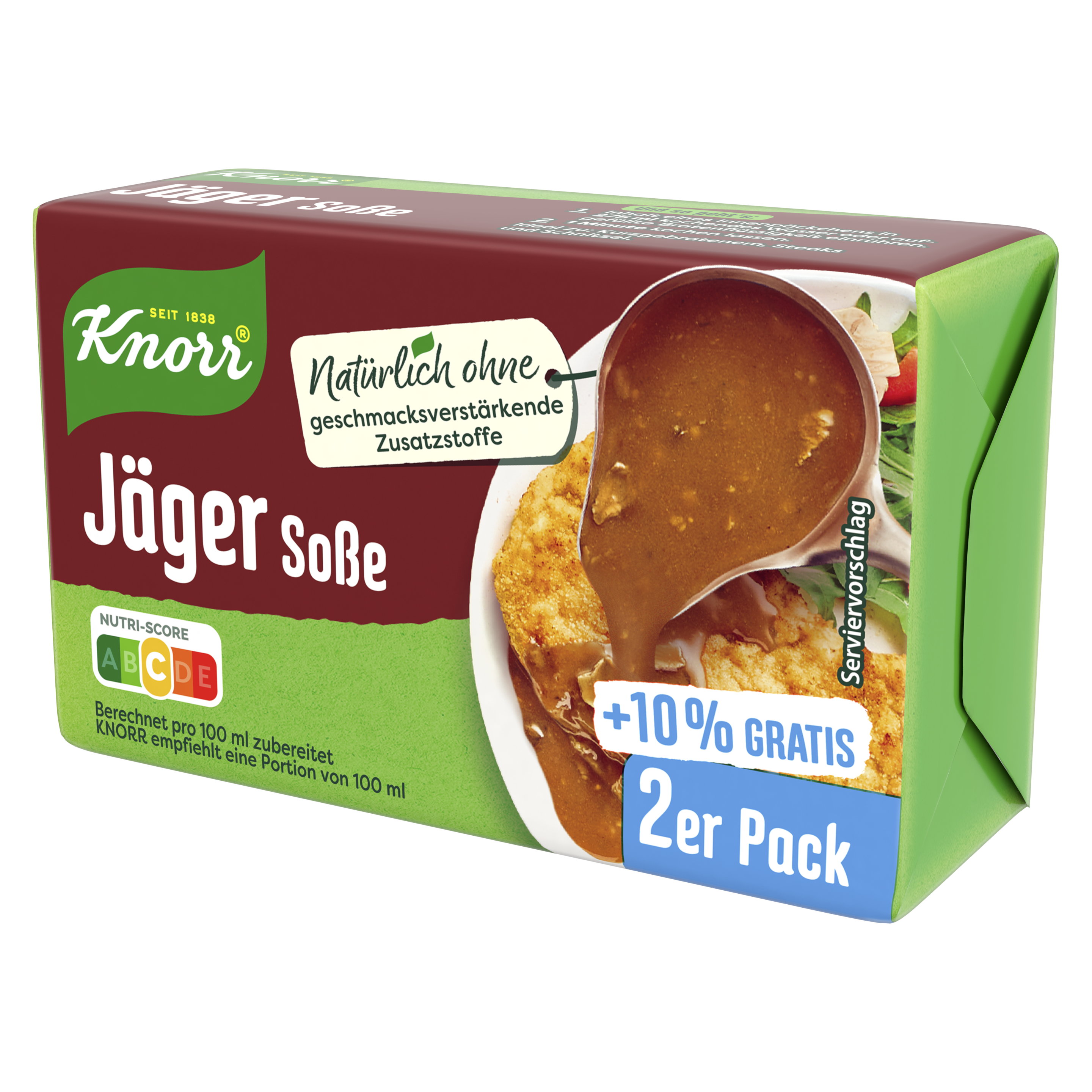 Knorr Jäger Soße +10% 2 x 275 ml Packung