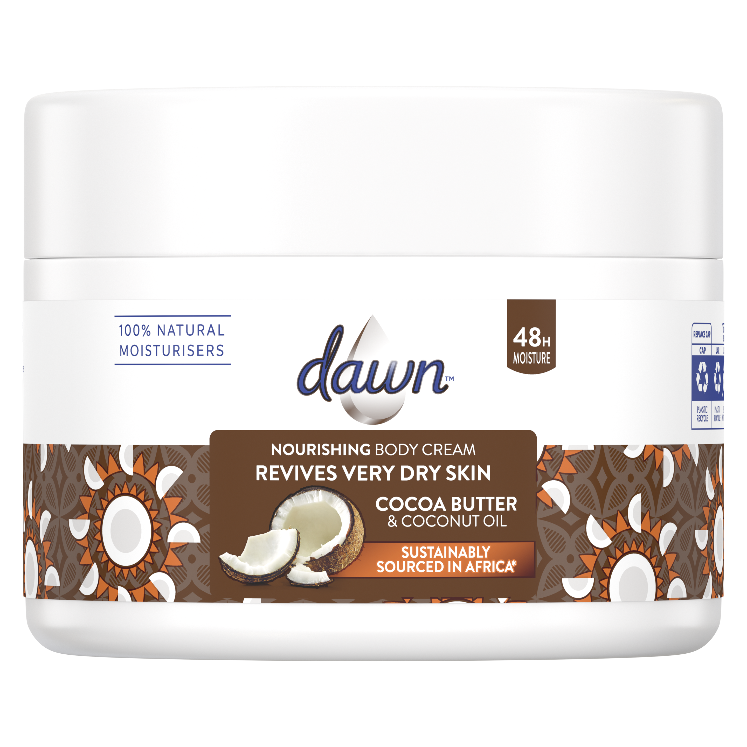 Dawn Cocoa Butter & Coconut Oil Body Cream 250ml