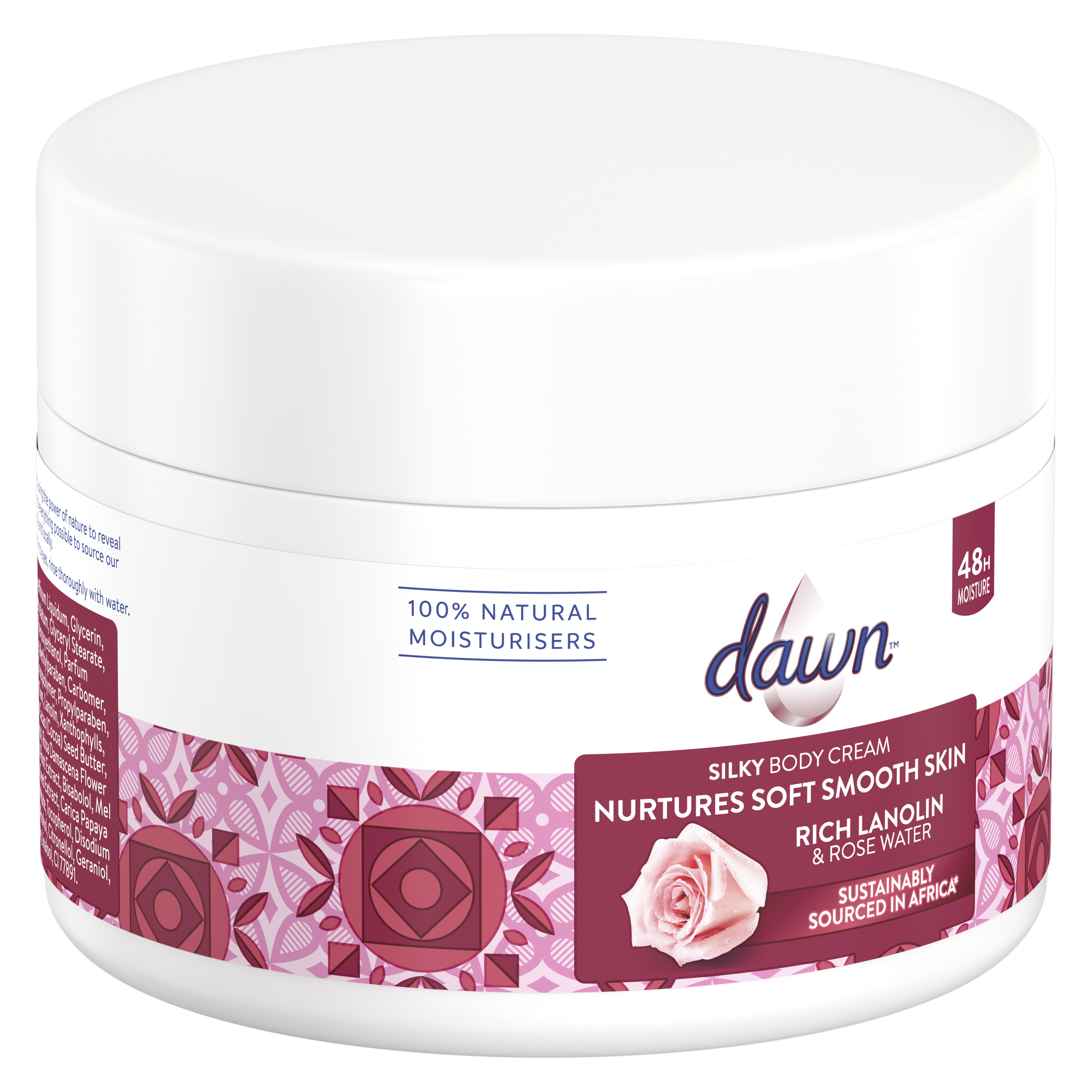 Dawn Rich Lanolin & Rose Water Body Cream