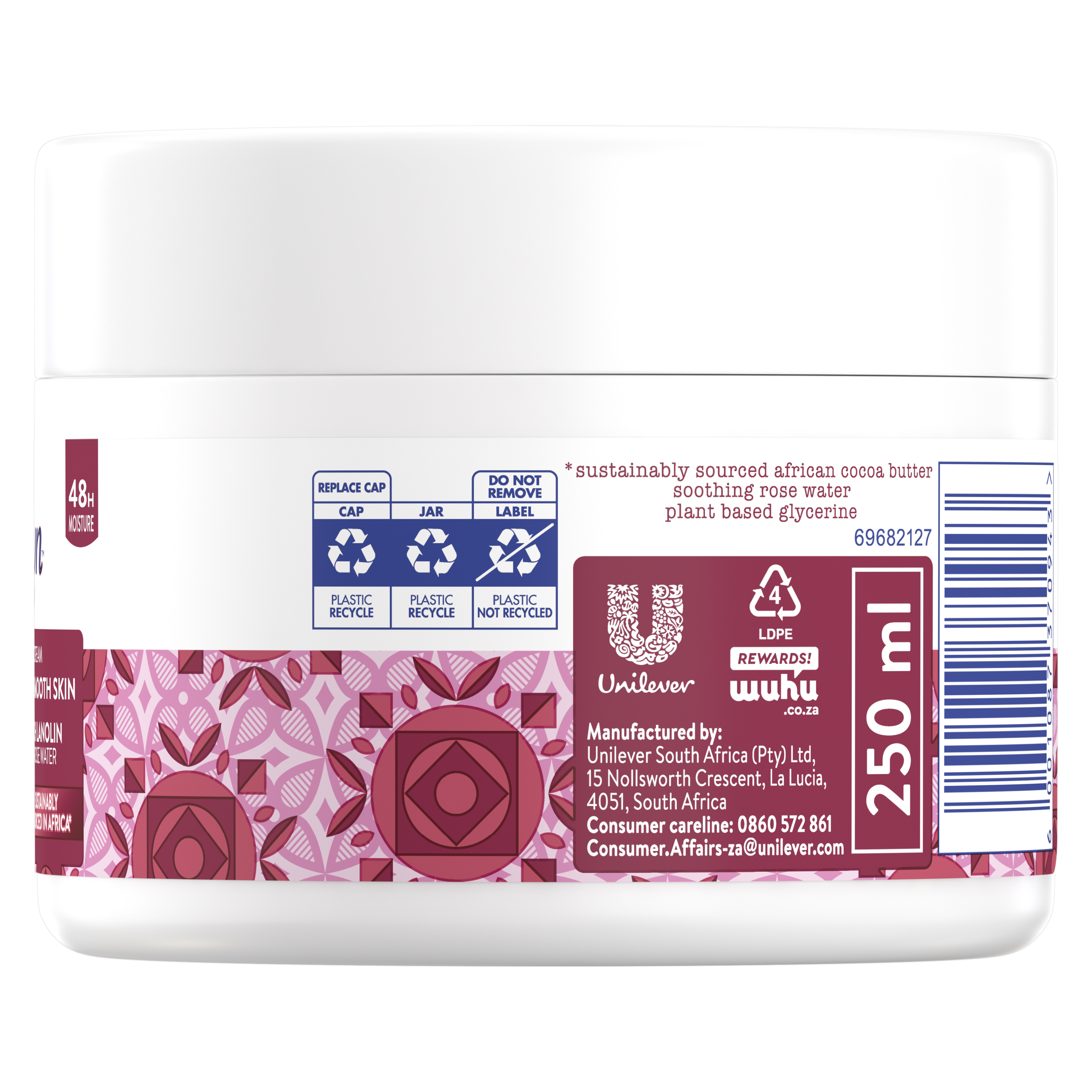Dawn Rich Lanolin & Rose Water Body Cream