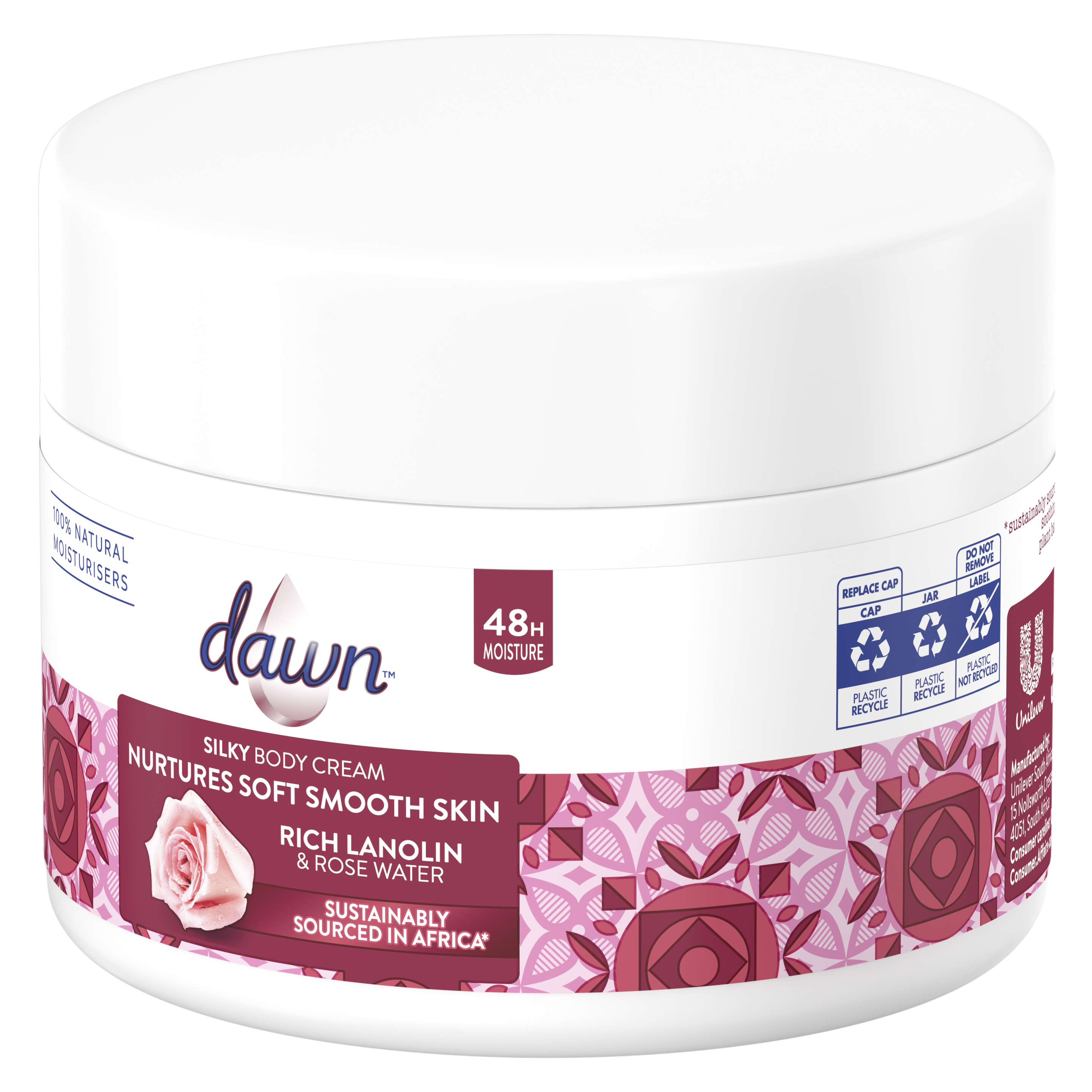 Dawn Rich Lanolin & Rose Water Body Cream