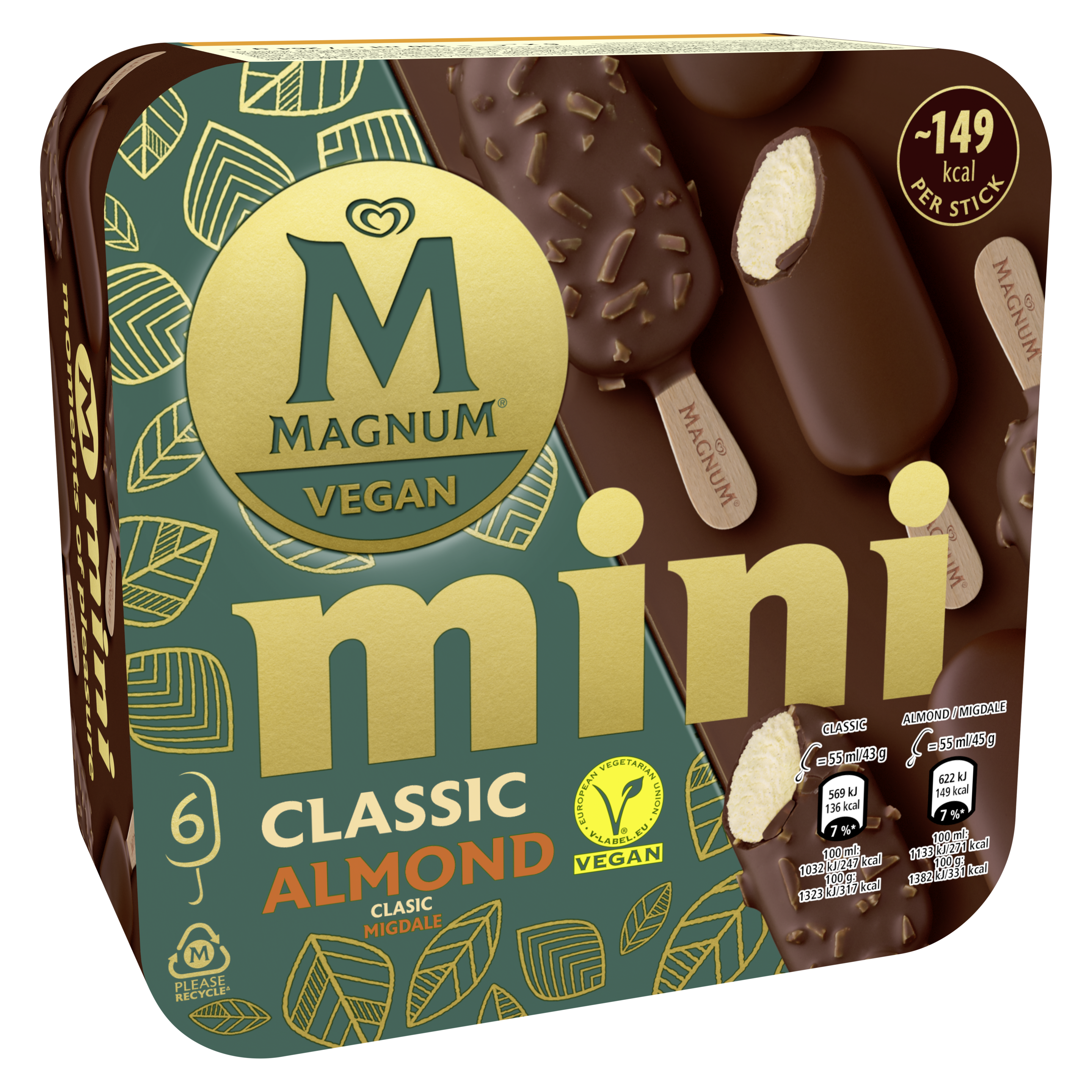Magnum Mini Vegan Mix x6