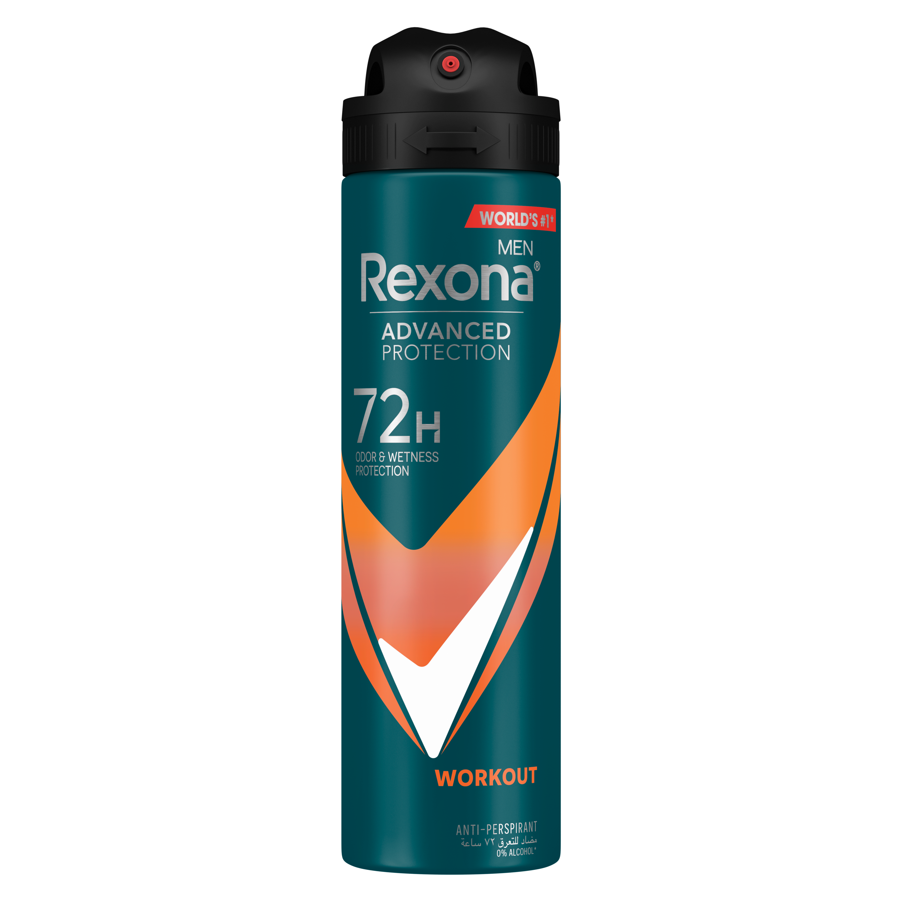 REXONA MEN sweat  odor protection, HI-Impact Workout, 150ml