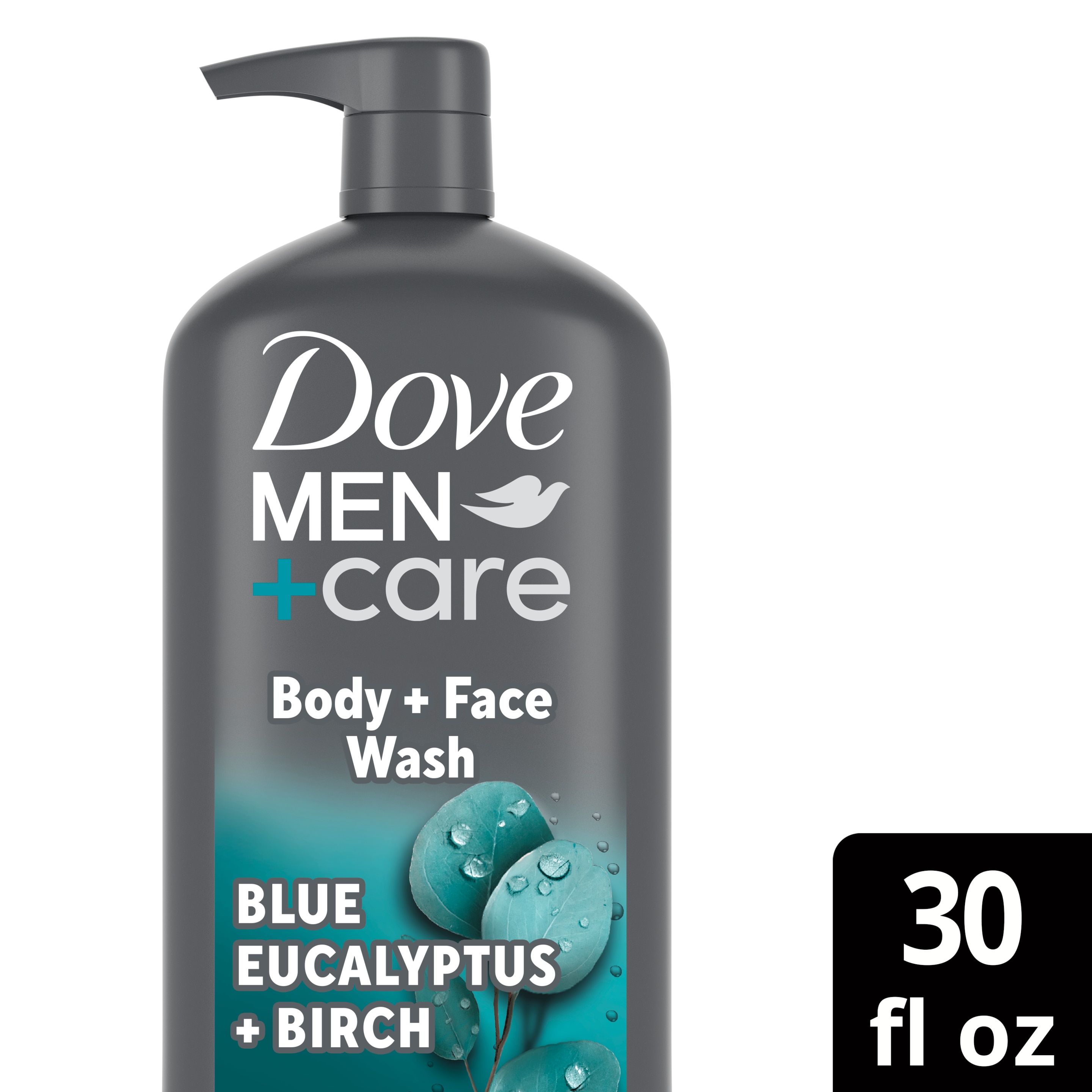 Dove Men+Care Blue Eucalyptus and Birch Face and Body Wash