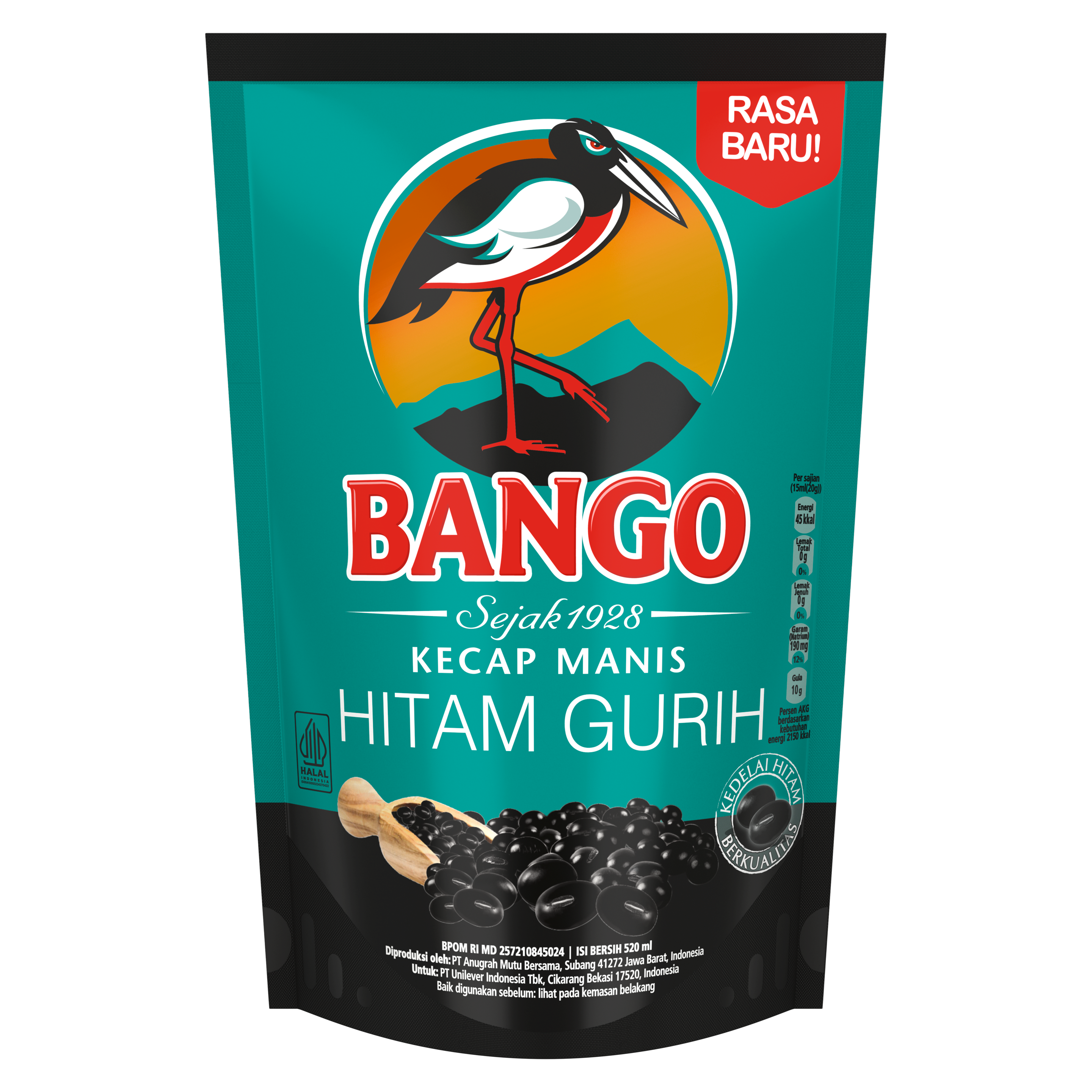 Bango Kecap Manis Kemasan Isi Ulang 520ml