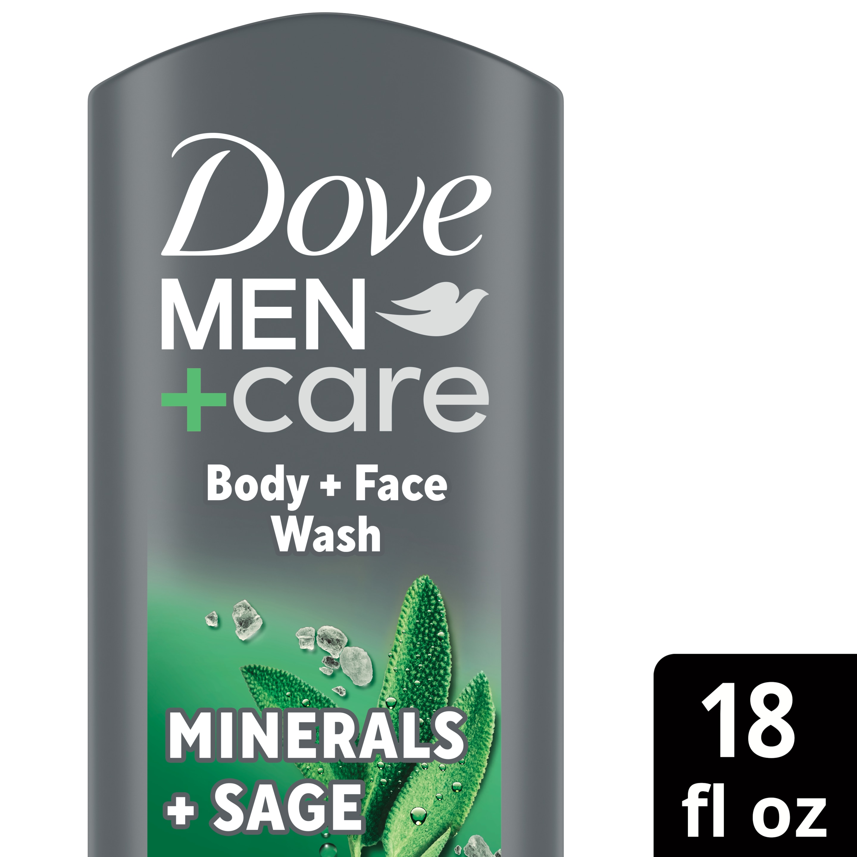 Dove Men+Care Minerals + Sage Body Wash 18 oz