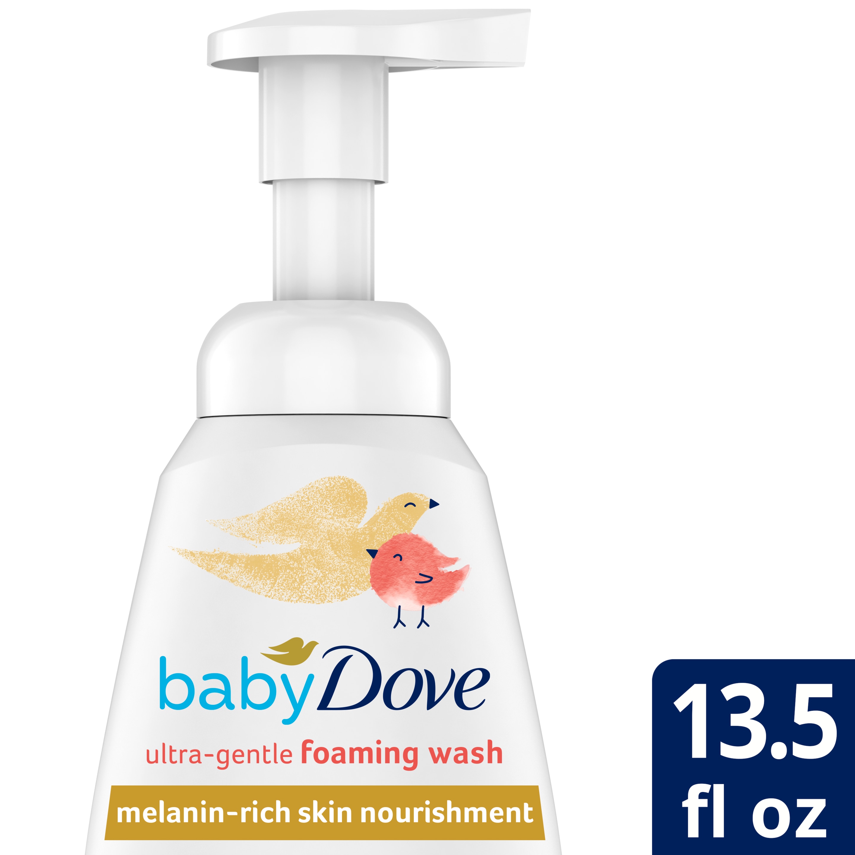 Front of Baby Dove Melanin Rich Skin Foaming Wash