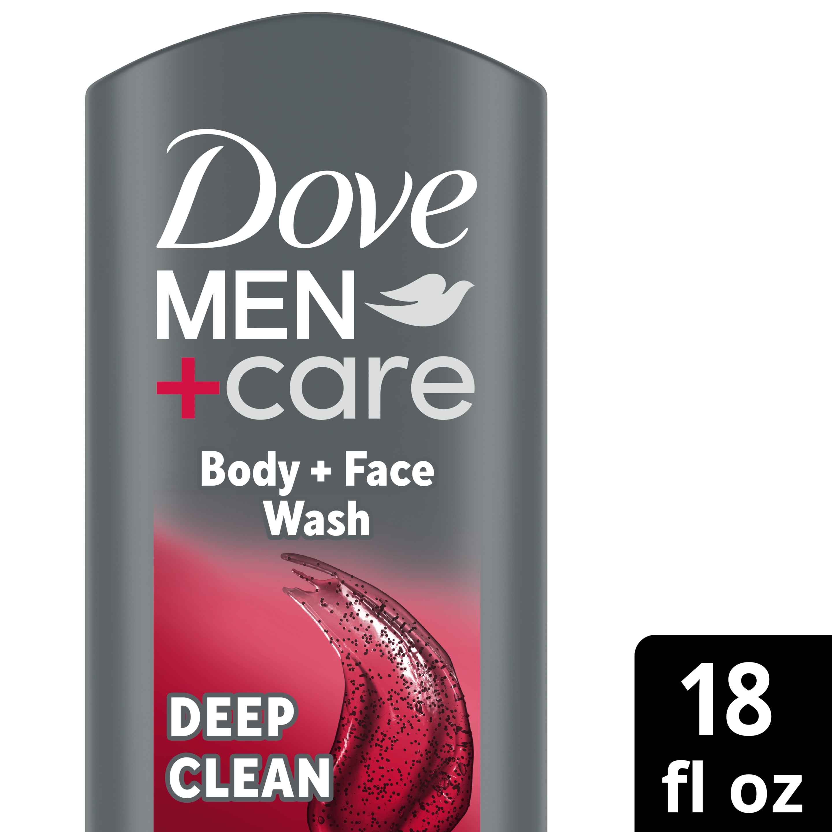 Dove Men+Care Exfoliating Deep Clean Body + Face Wash 18 oz
