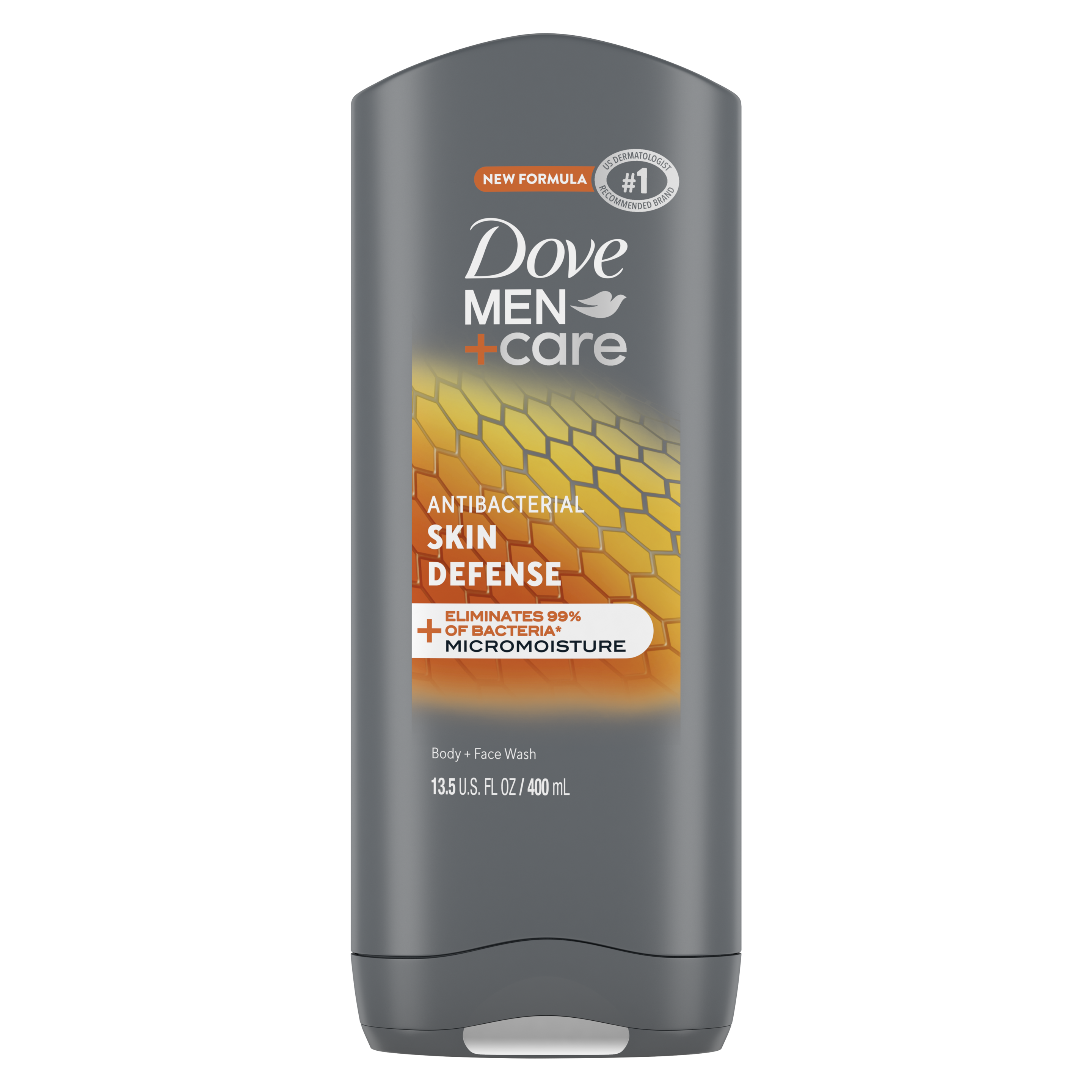 Dove Men+Care Antibacterial Skin Defense Body + Face Wash
