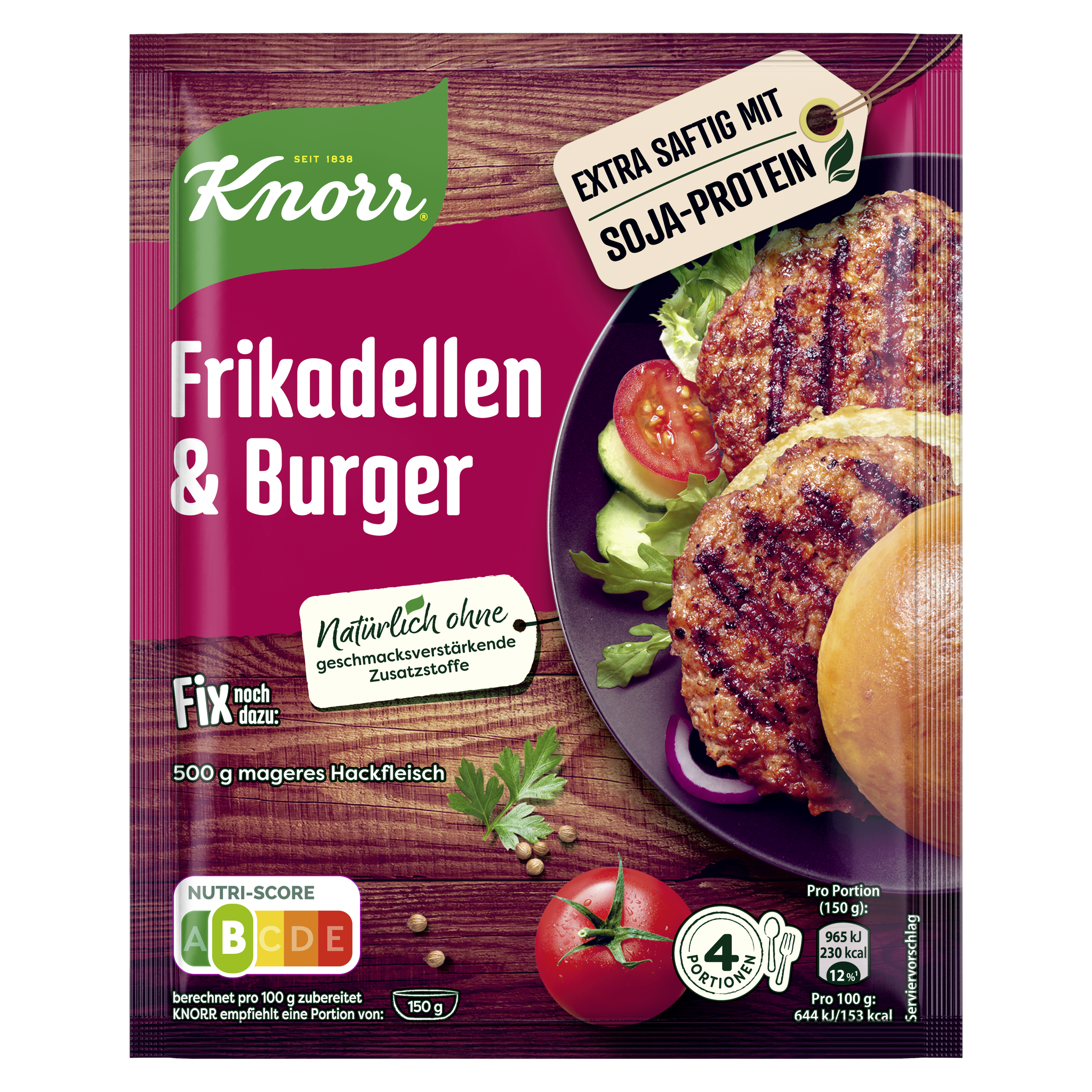 Knorr Fix Frikadellen & Burger 46g Beutel