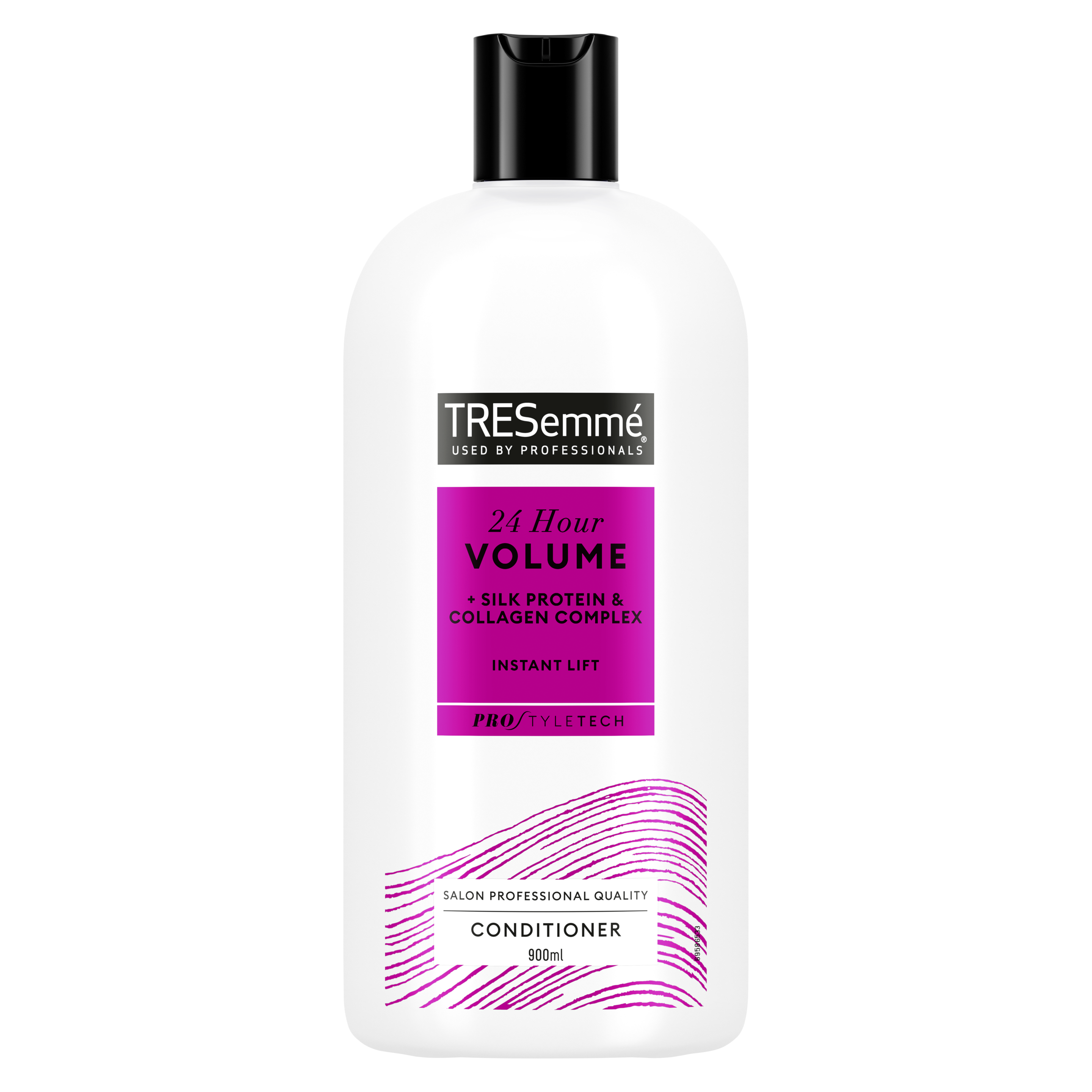 A 900ml bottle of TRESemmé 24 Hour Body & Volume Conditioner front of pack image