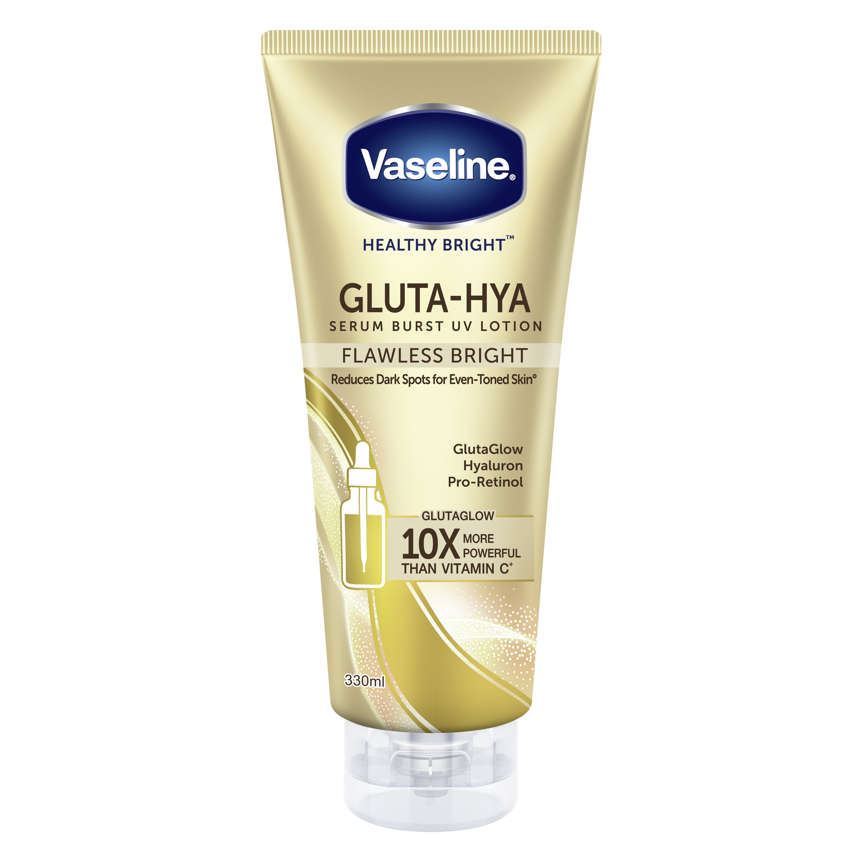 Vaseline® Gluta-Hya Serum Burst Lotion Flawless Bright | Vaseline®
