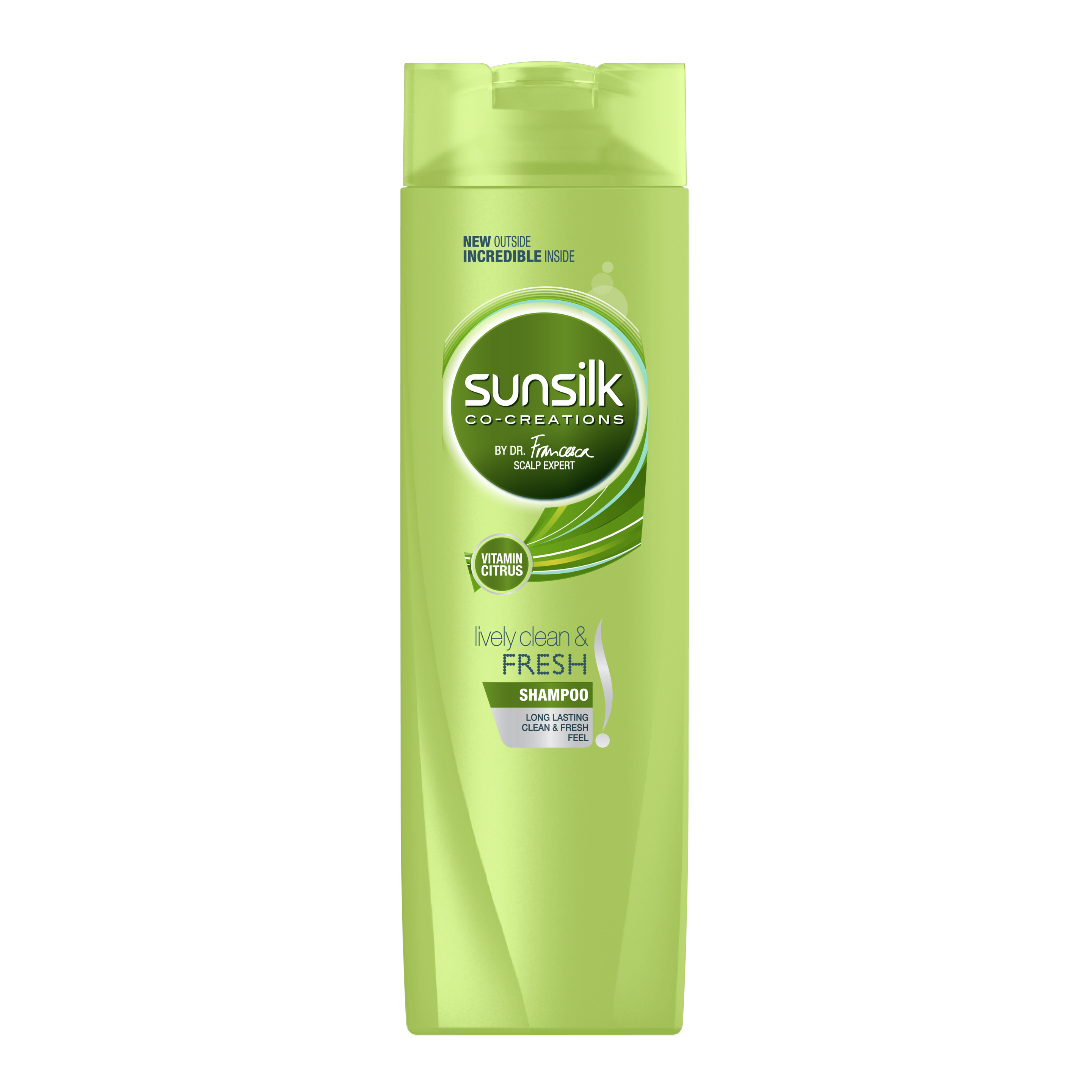 Sunsilk Lively Clean and Fresh Shampoo 160ml front of pack image