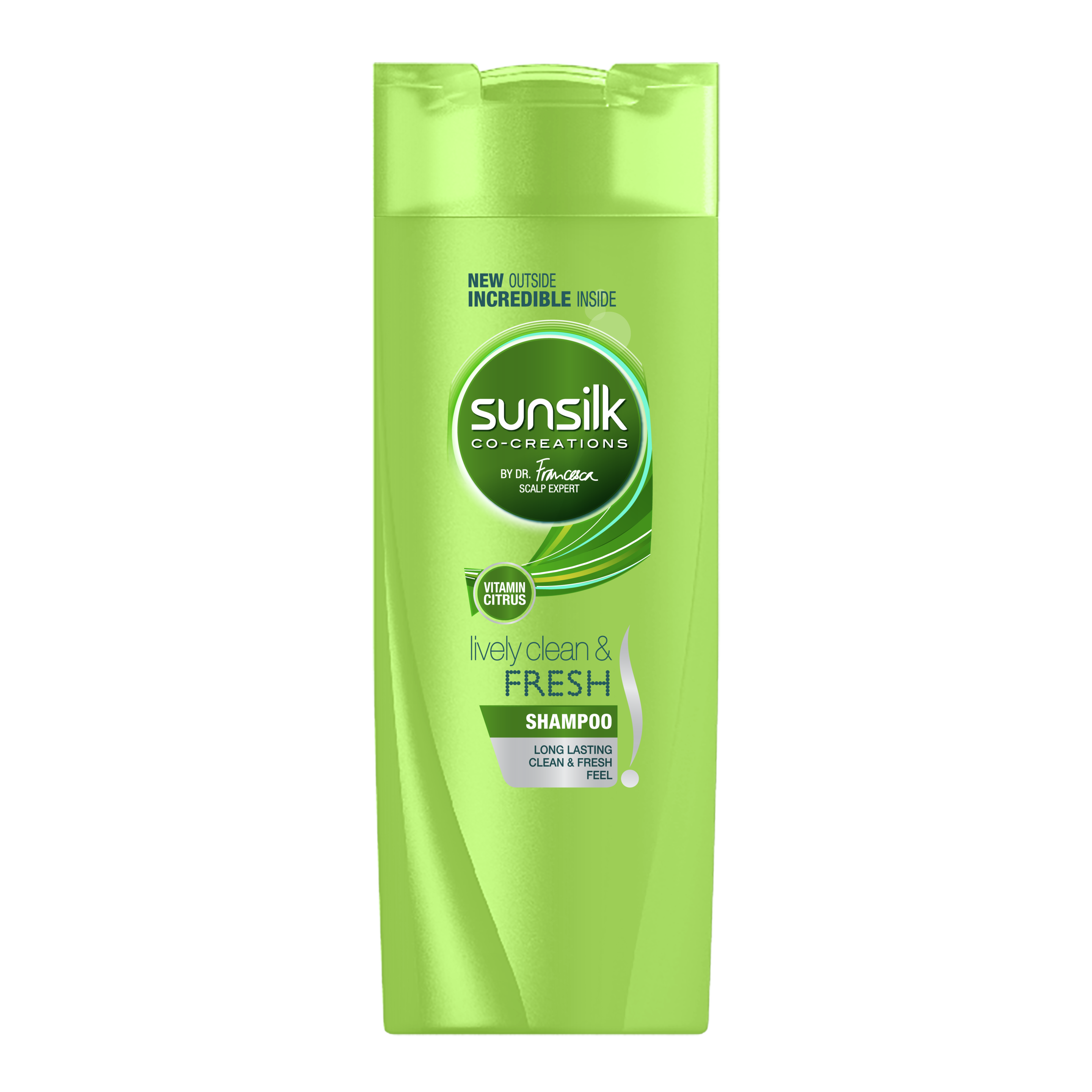 Sunsilk Lively Clean and Fresh Shampoo 70ml front of pack image