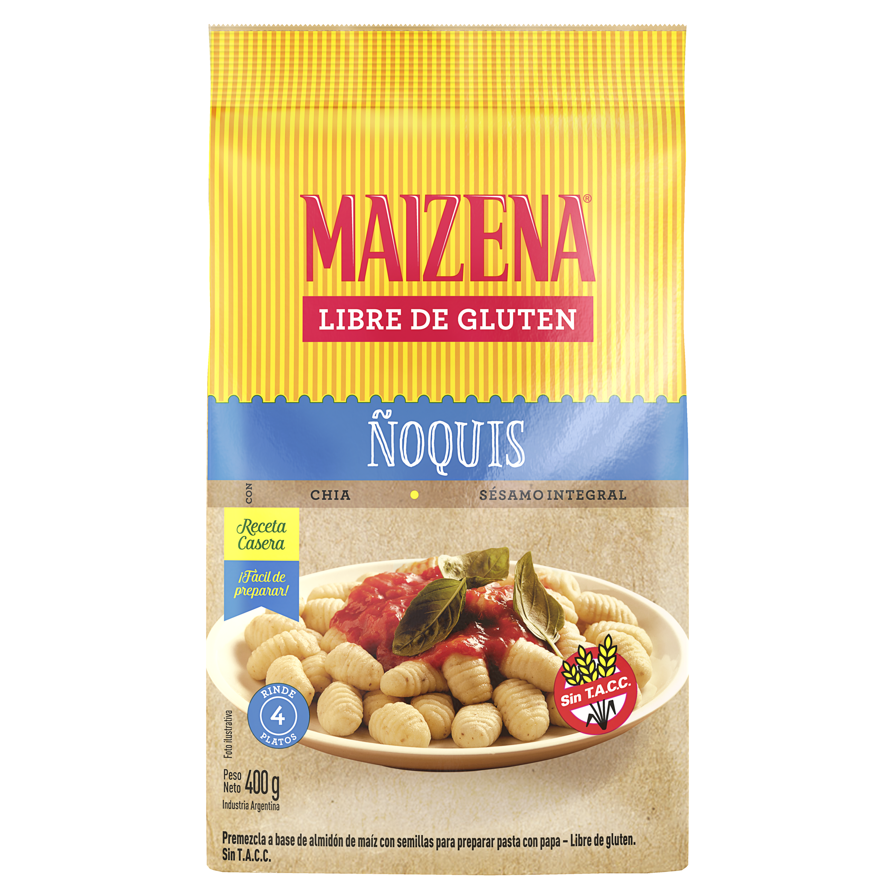 Premezcla de bizcochuelo sabor Chocolate sin TACC - Maizena