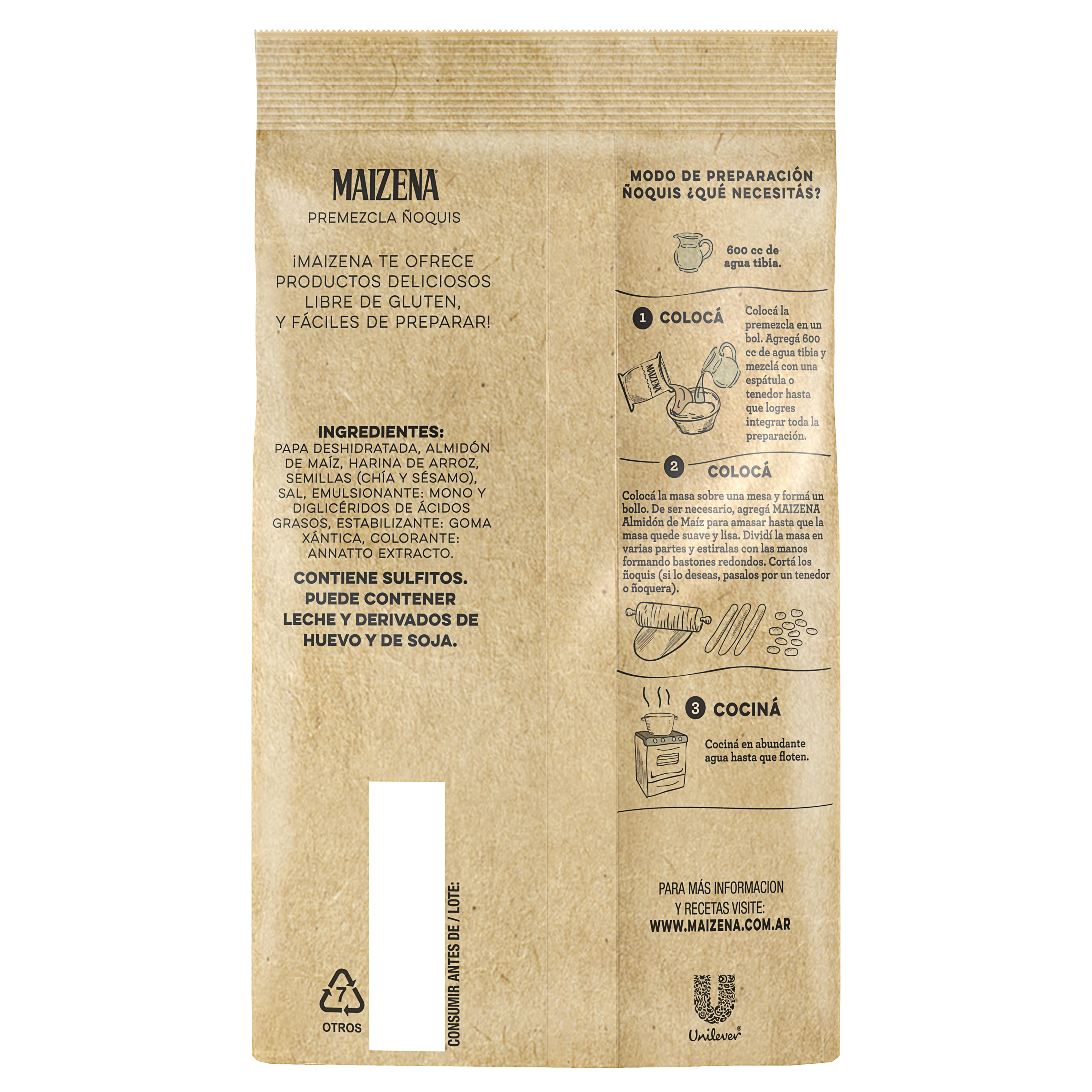 Premezcla de bizcochuelo sabor Chocolate sin TACC - Maizena