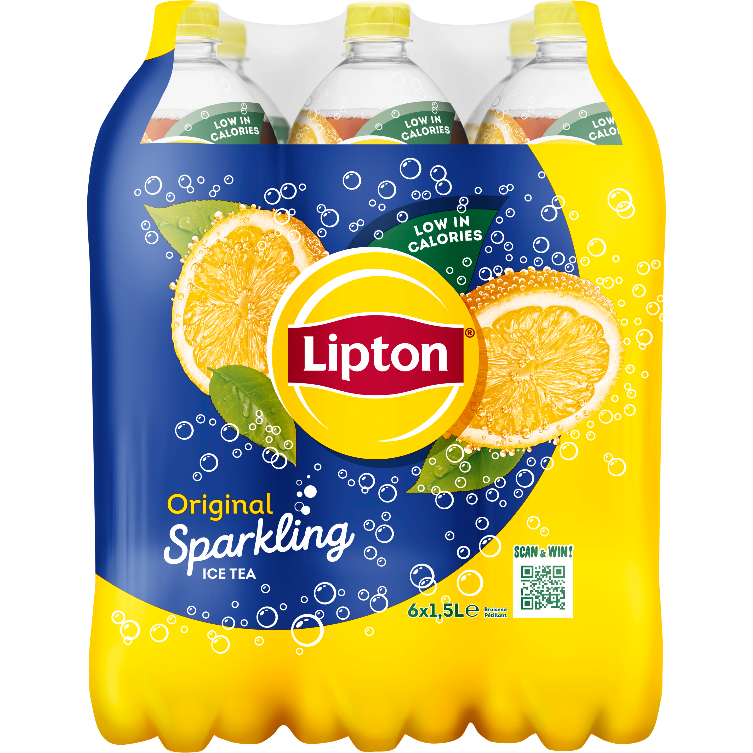 Lipton Ice Tea Sparkling Original 6x1
